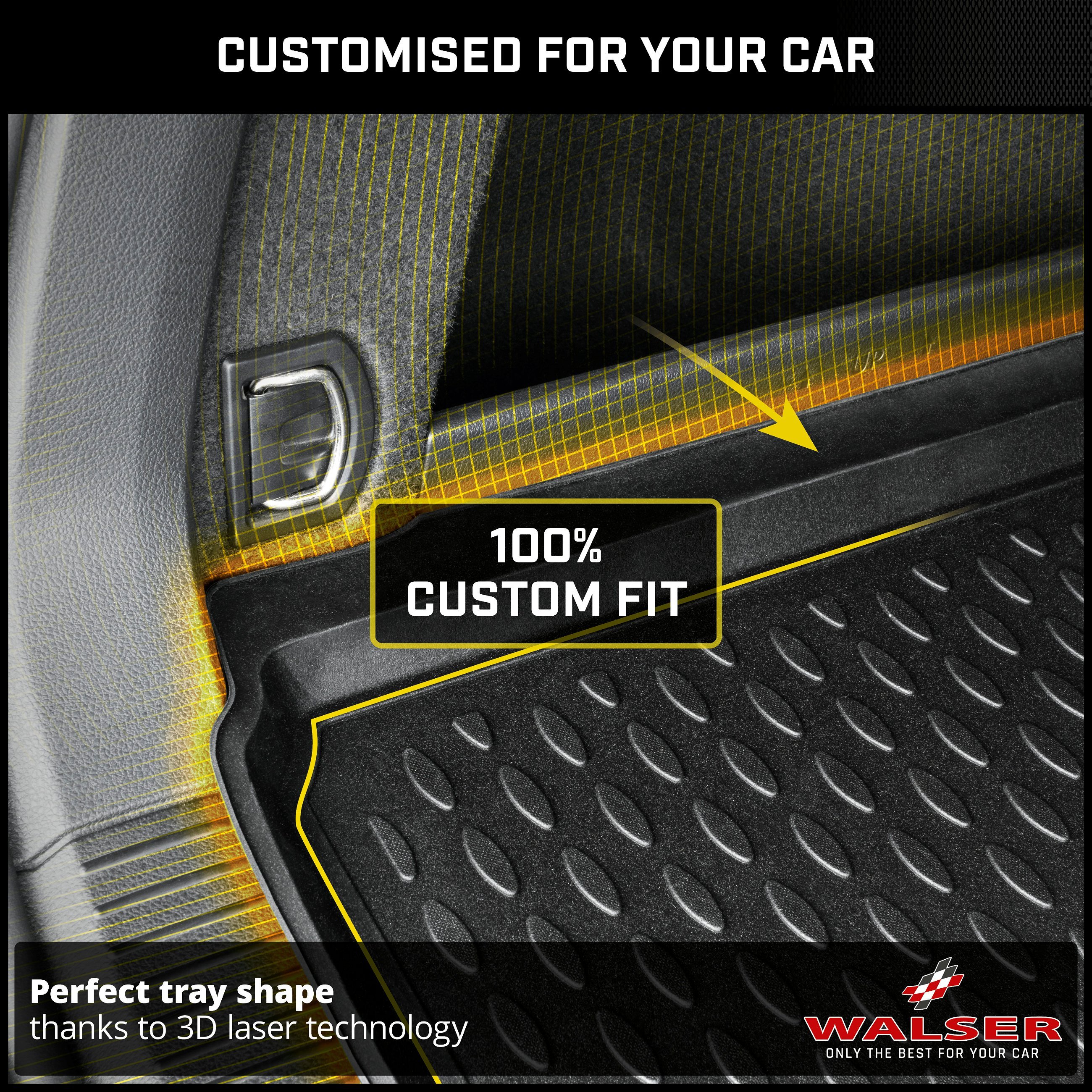 XTR Boot Liner for Dacia Duster First generation all-wheel drive 2010 - 2018