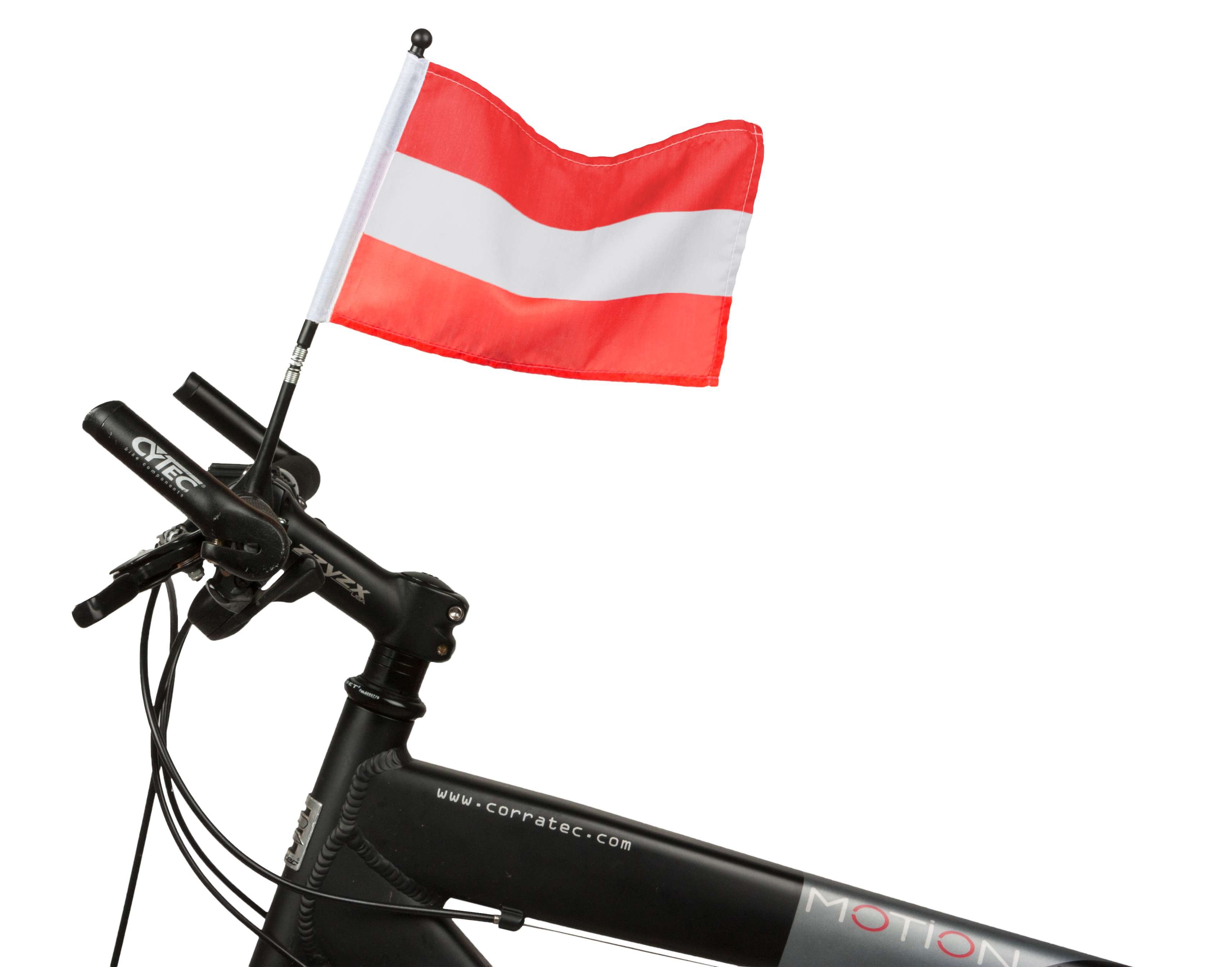 bicycle flag Austria 21 x 16 cm