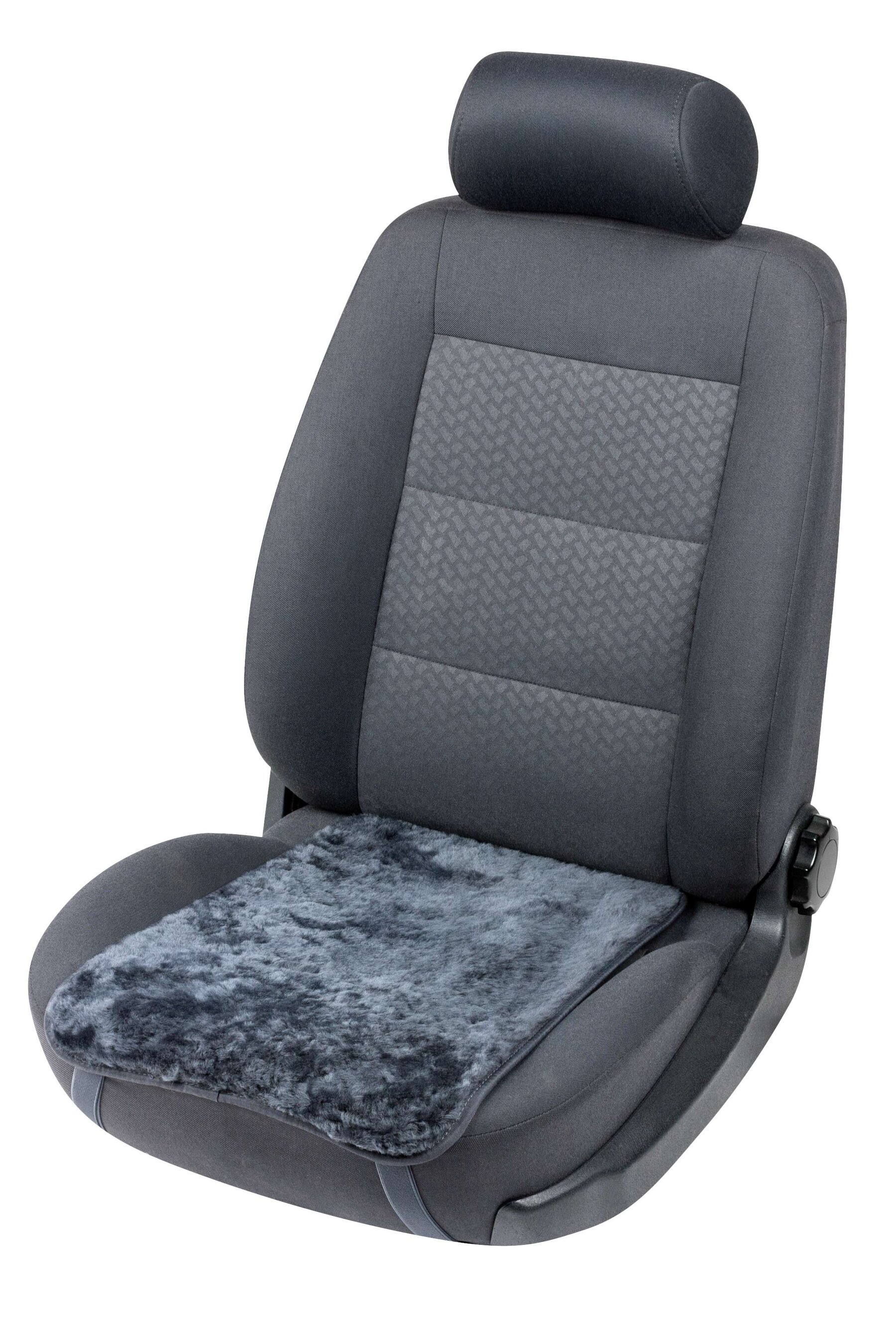 Car seat lambskin overlay minor anthracite 12-14 mm skin height