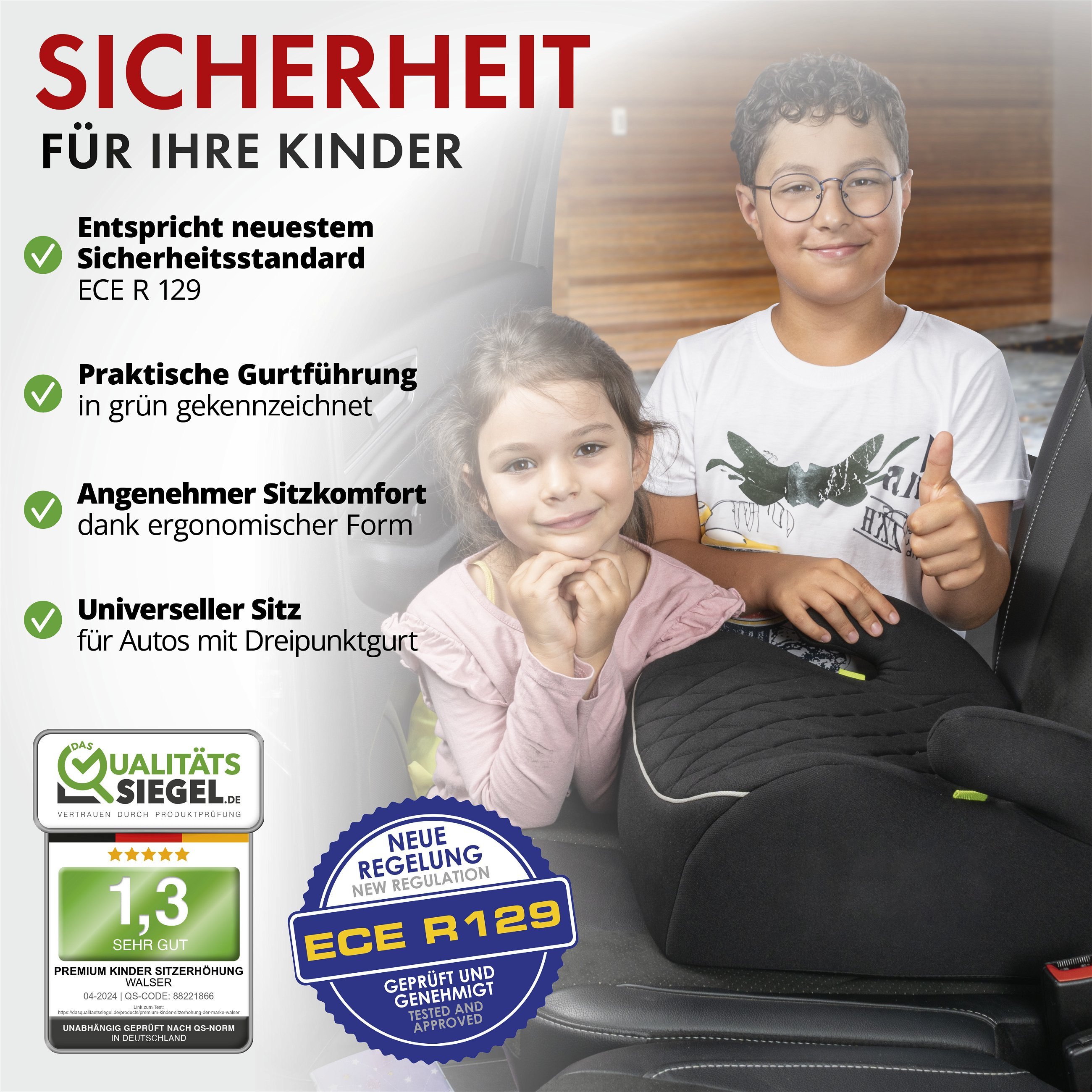 Walser Kindersitzerhöhung Andy Mit Isofix Ab 49,95 € | Preisvergleich Bei