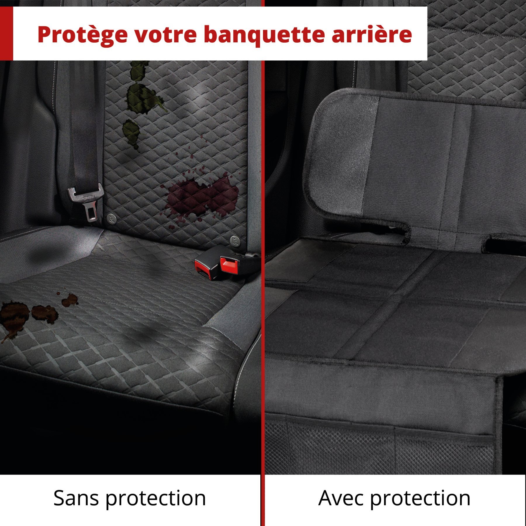 Coussin pour siège enfant George Premium, tapis de protection pour siège enfant noir