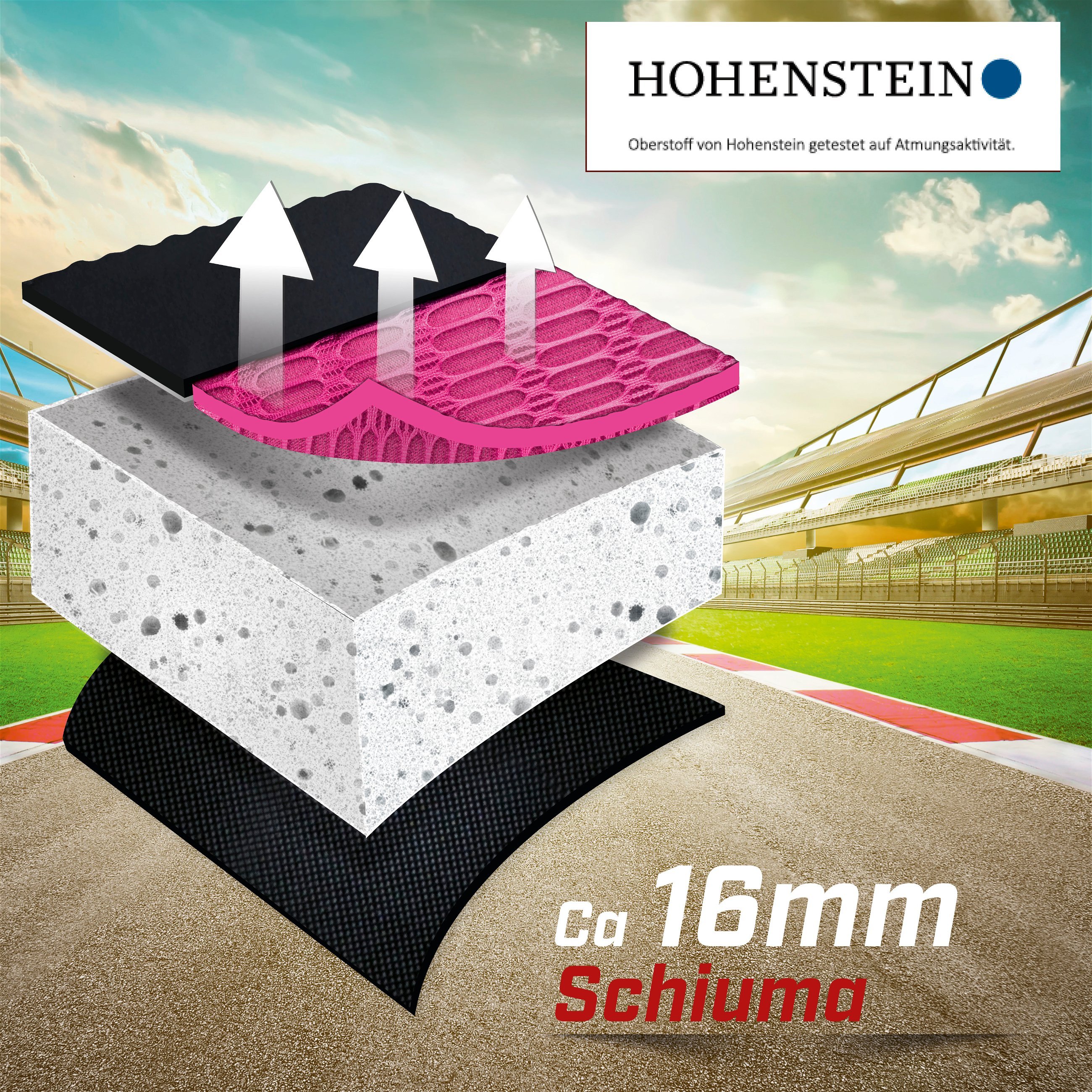 Coprisedili auto S-Race rosa
