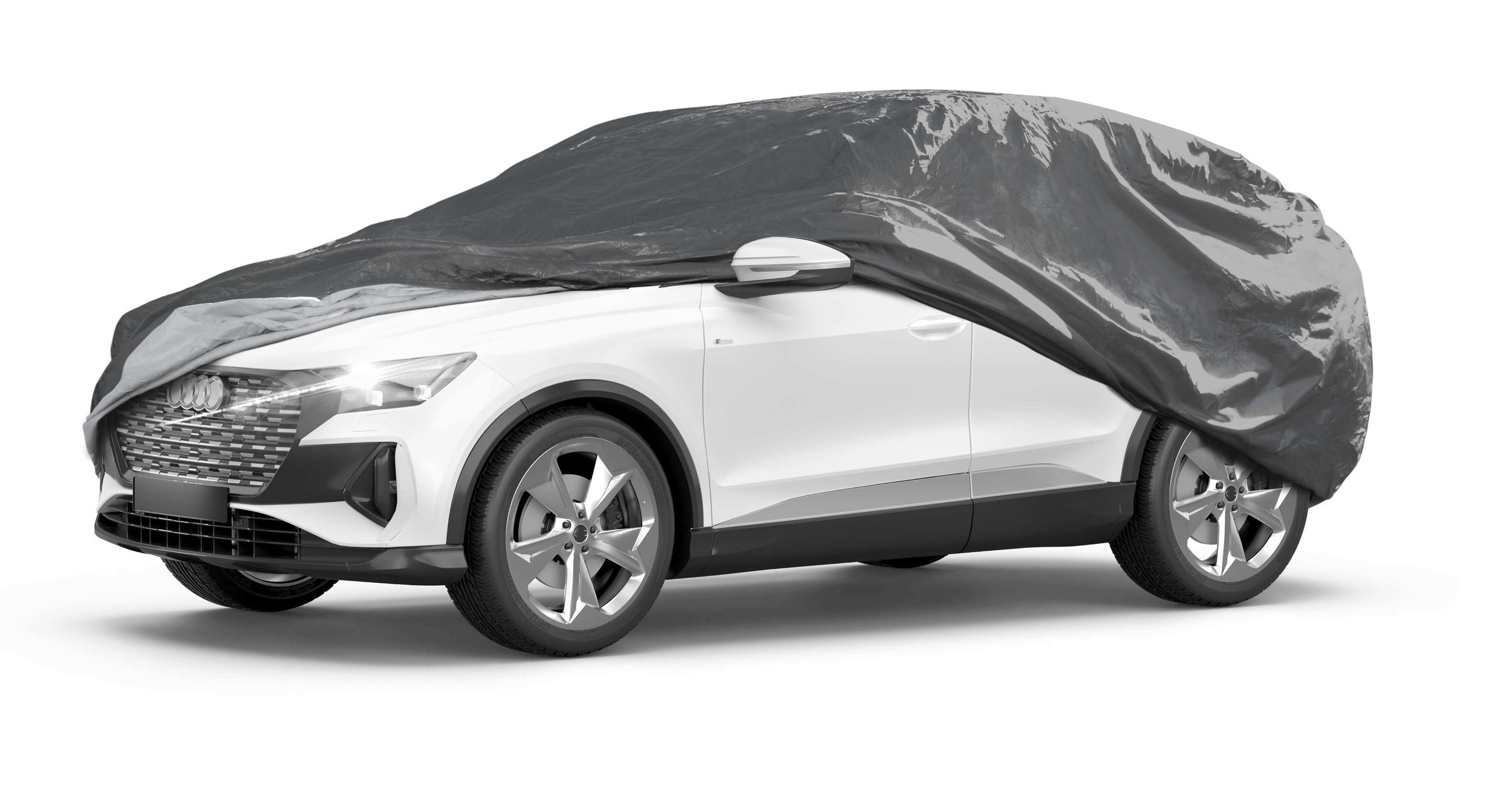 Car cover All Weather Basic, car cover full garage SUV size L grey