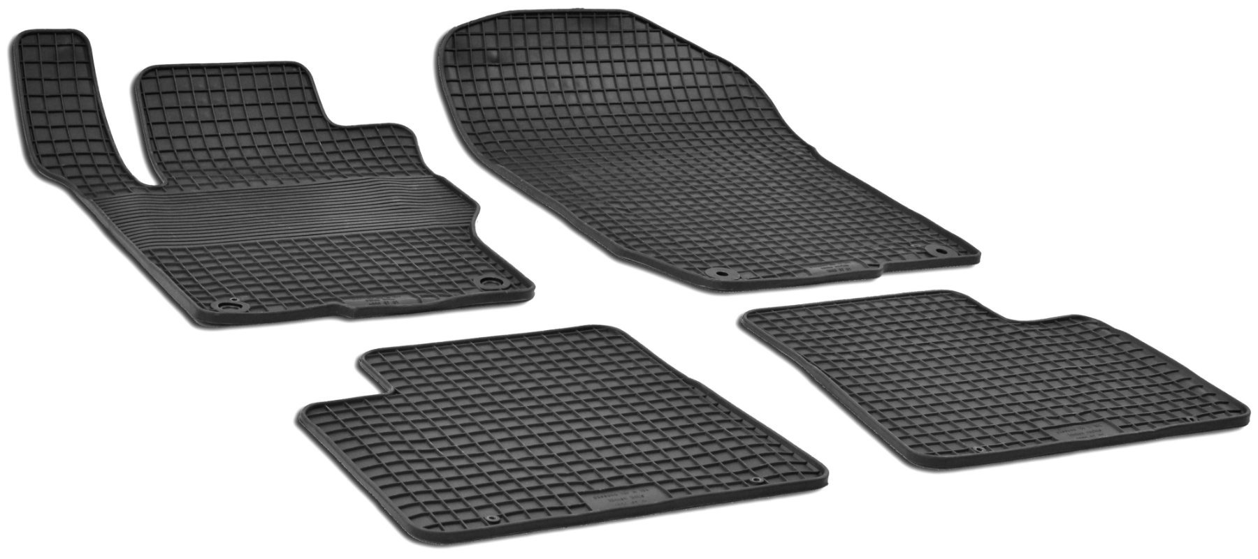 Rubber mats RubberLine for Mercedes-Benz GLE 04/2015-10/2018, M-Class 02/2005-12/2015, GLE Coupe 03/2015-10/2019
