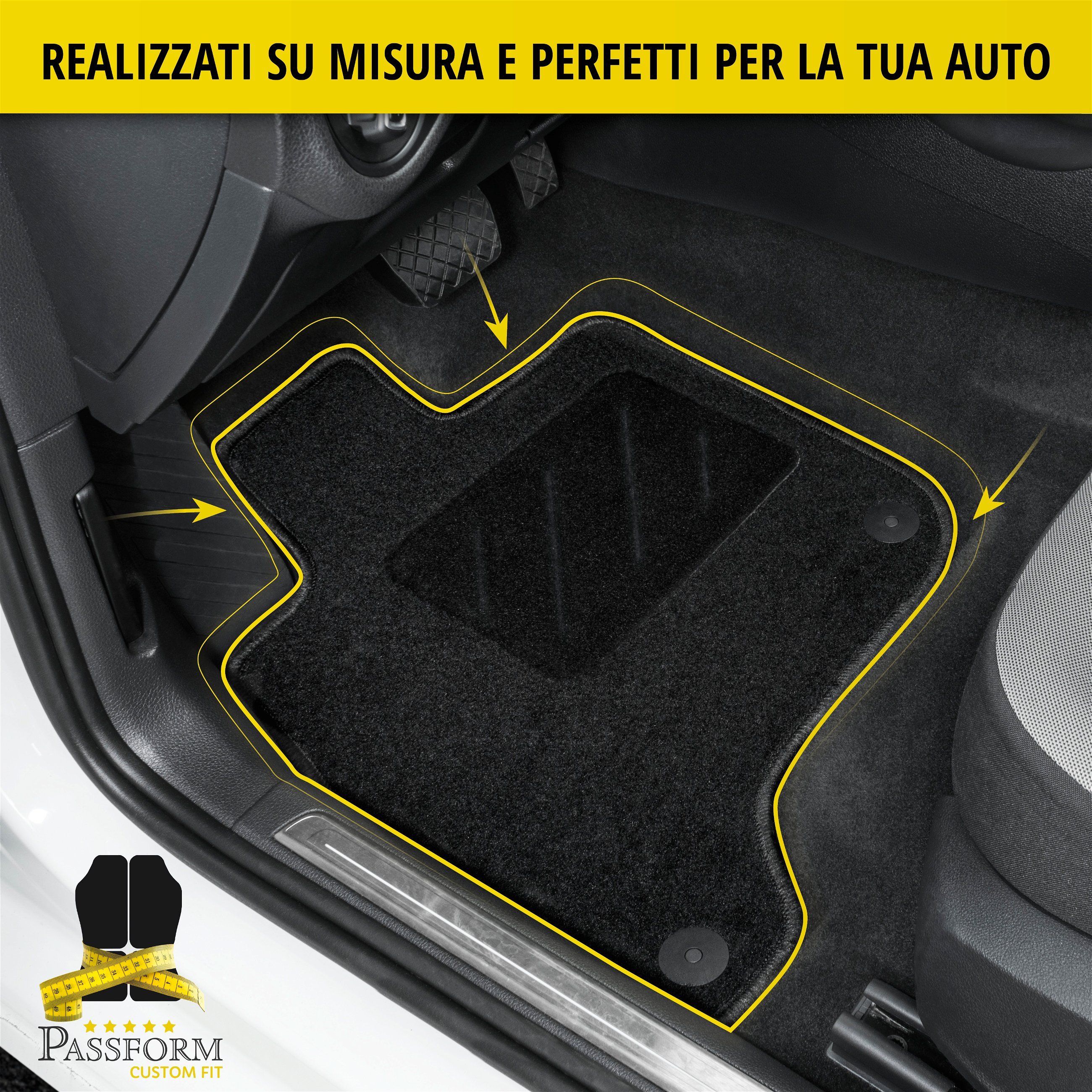 Tappetini per Renault Captur I 06/2013-Oggi