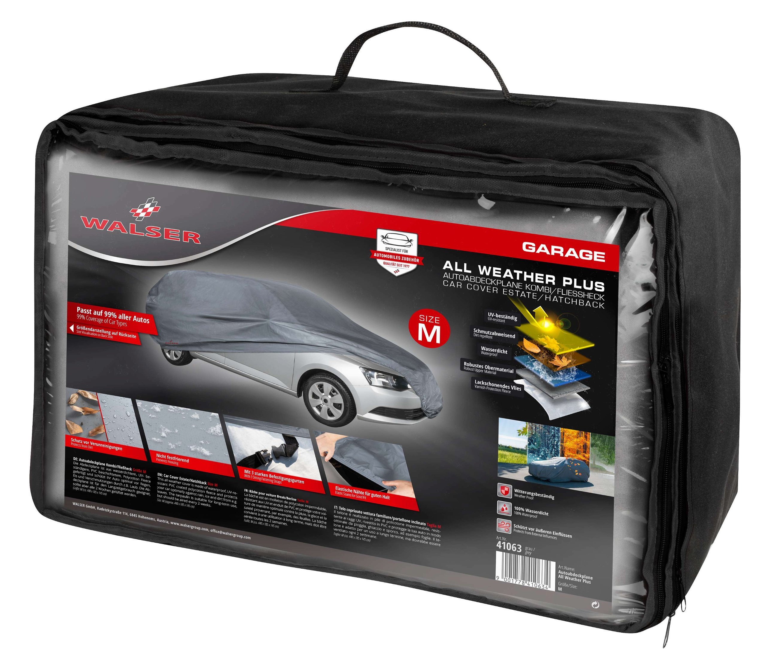 Telone protettivo All Weather Plus Kombi dimensione M grigio