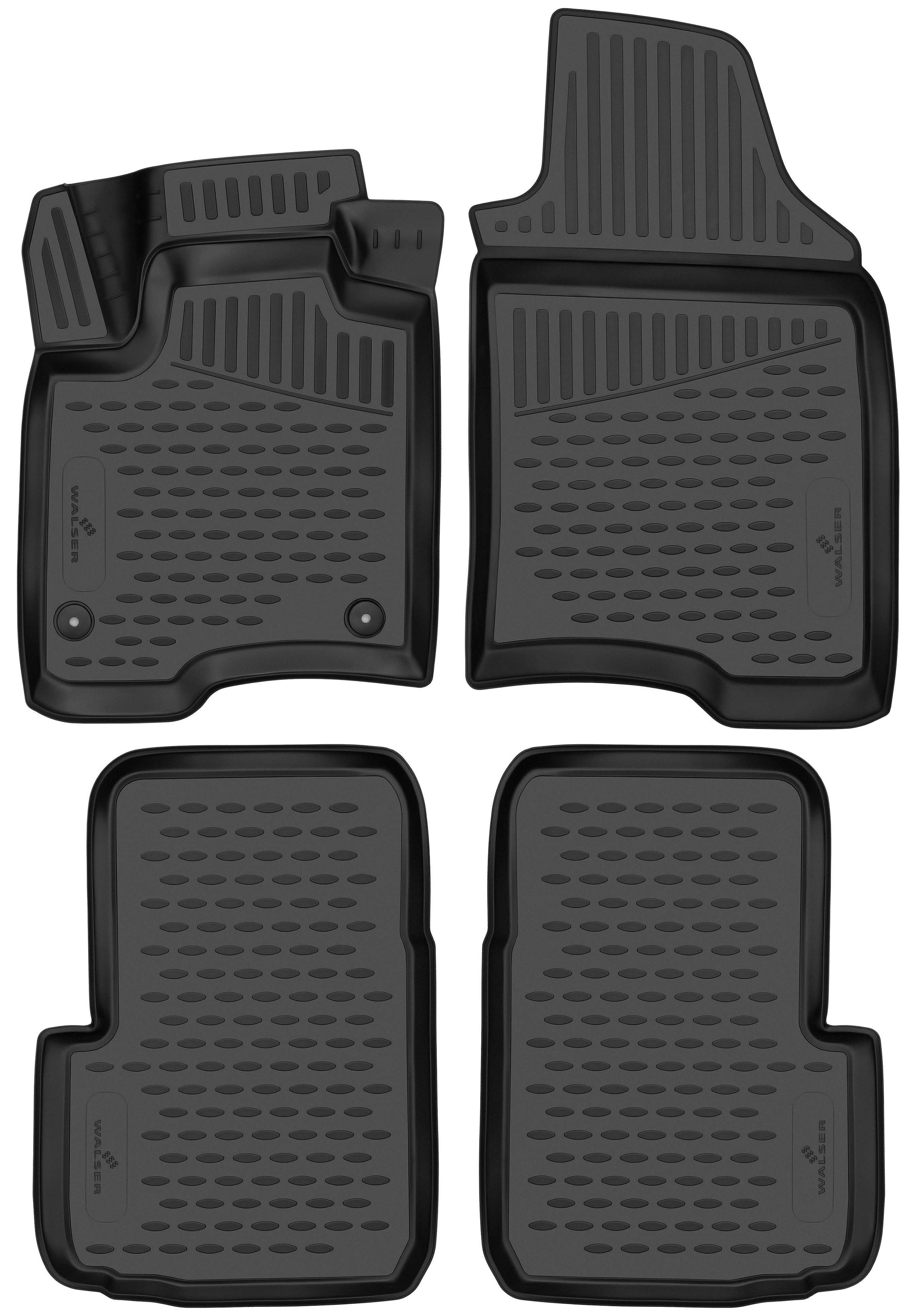 Tappetini in gomma per auto su misura XTR per Fiat Panda 02/2012 - Oggi, Tappetini in gomma per Fiat Panda II, Tappetini in gomma per Fiat