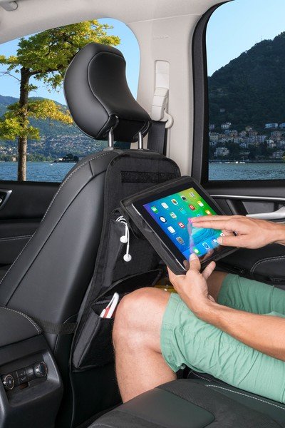 Sacoche Arrière Maxi Avec Porte Plateau Amovible Noir Pochettes Sur Les Sièges Kids Co Walser Maxi Avec Porte Plateau Amovible Noir, Car Seat Ipad Holder Target