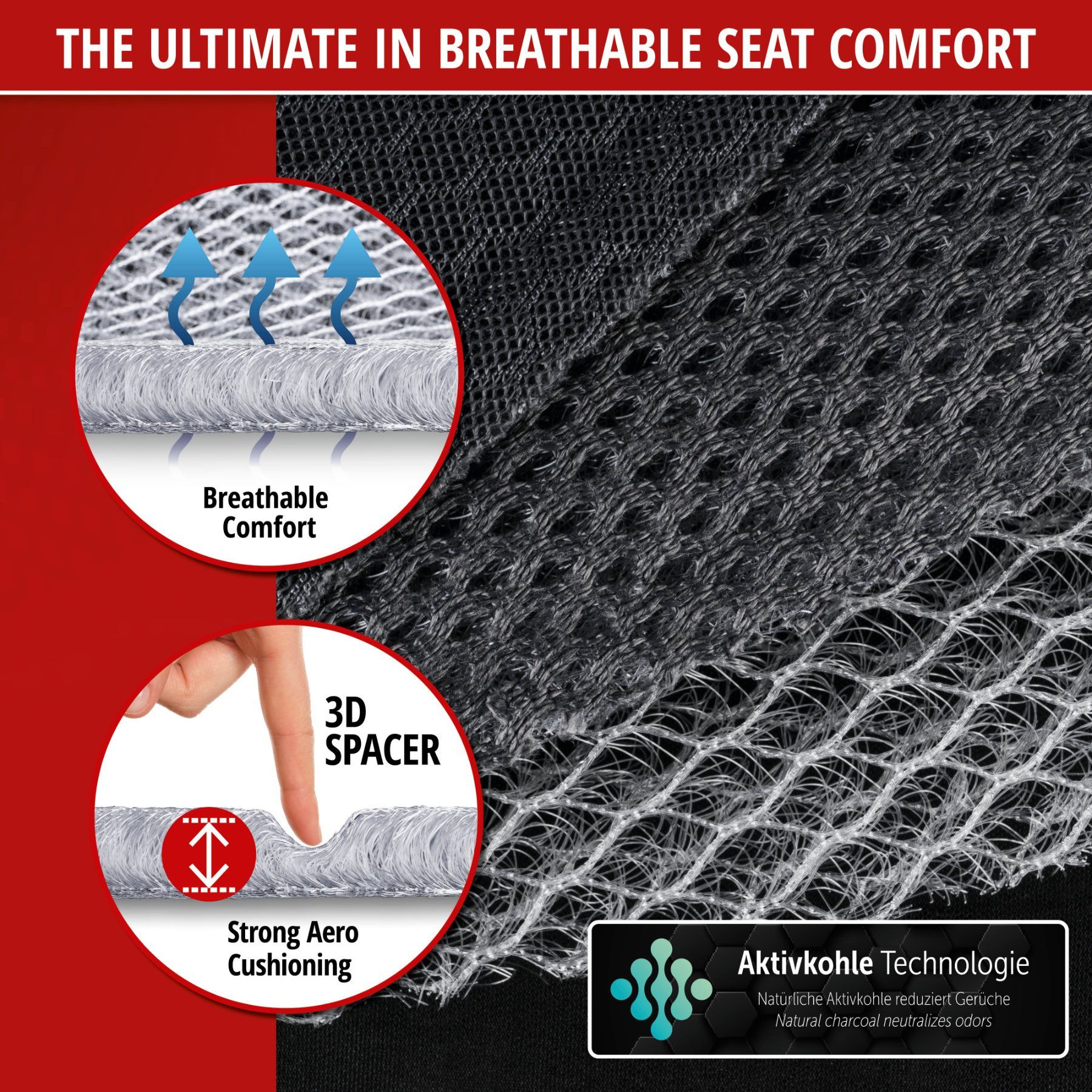 Car Seat cover Aero-Spacer black