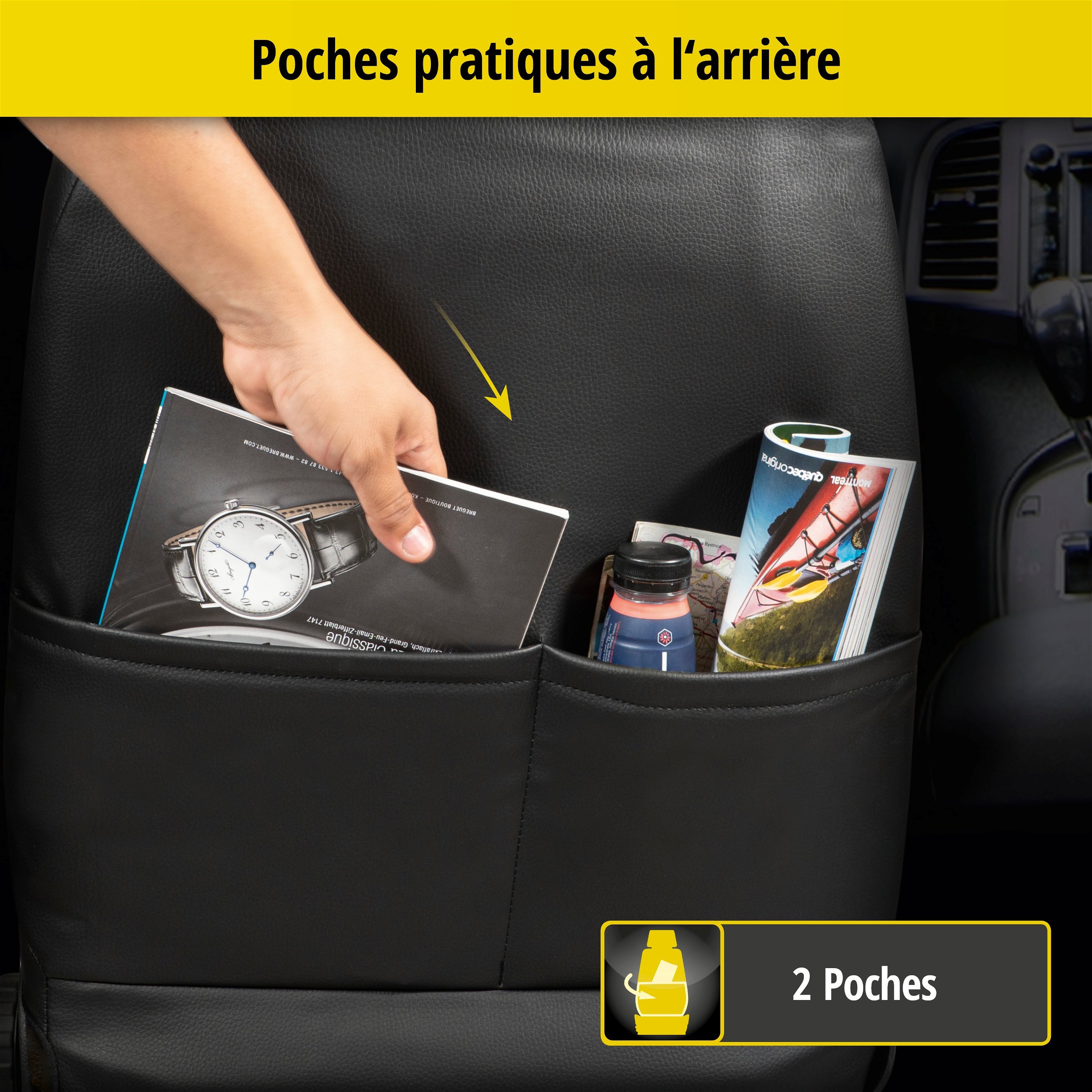 Housse de siège Robusto pour BMW 1 (E87) 02/2003-01/2013, 2 housses de siège pour sièges normaux
