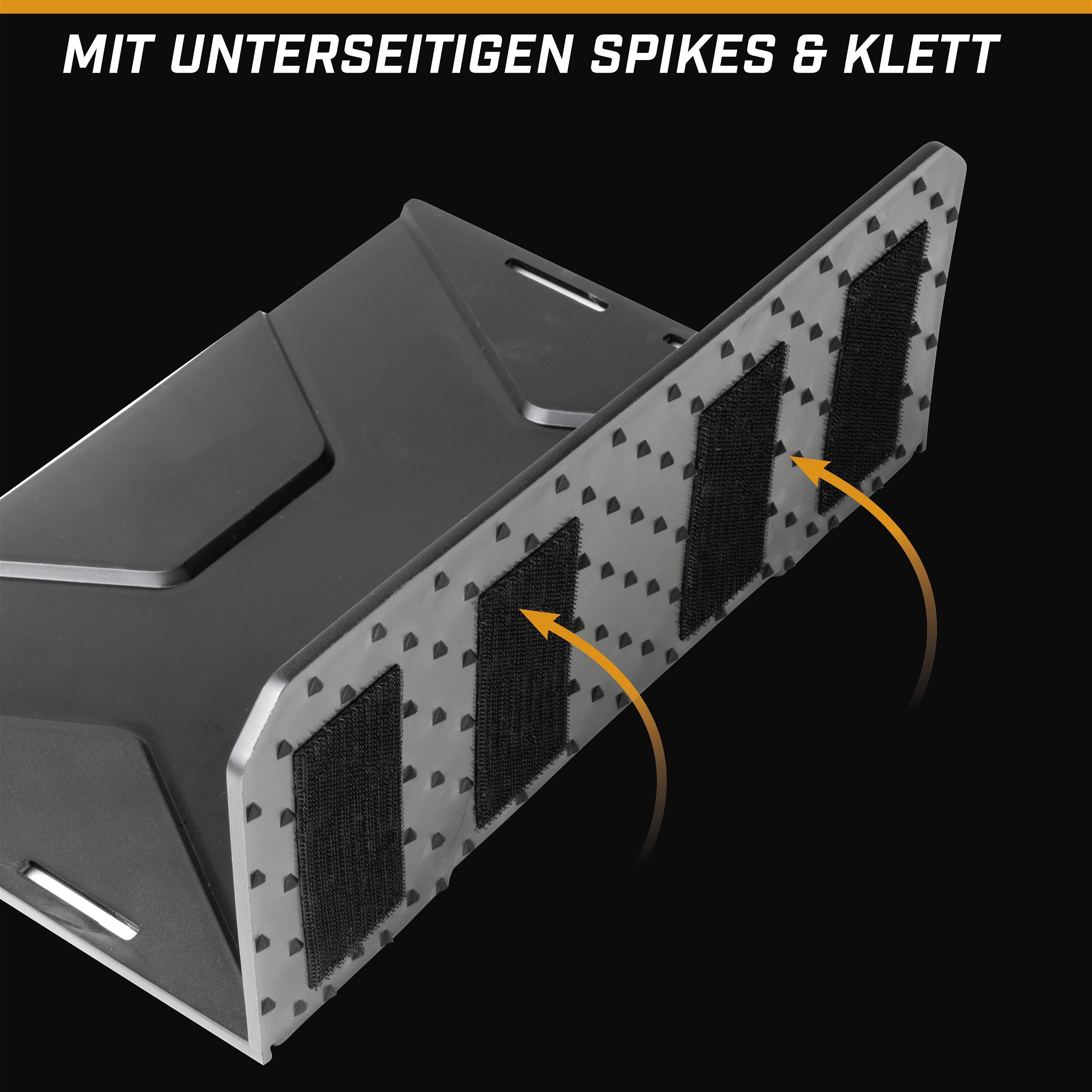 Kofferraum Ordnungshelfer FastFix L, Ladungshilfe mit Gurt schwarz/orange