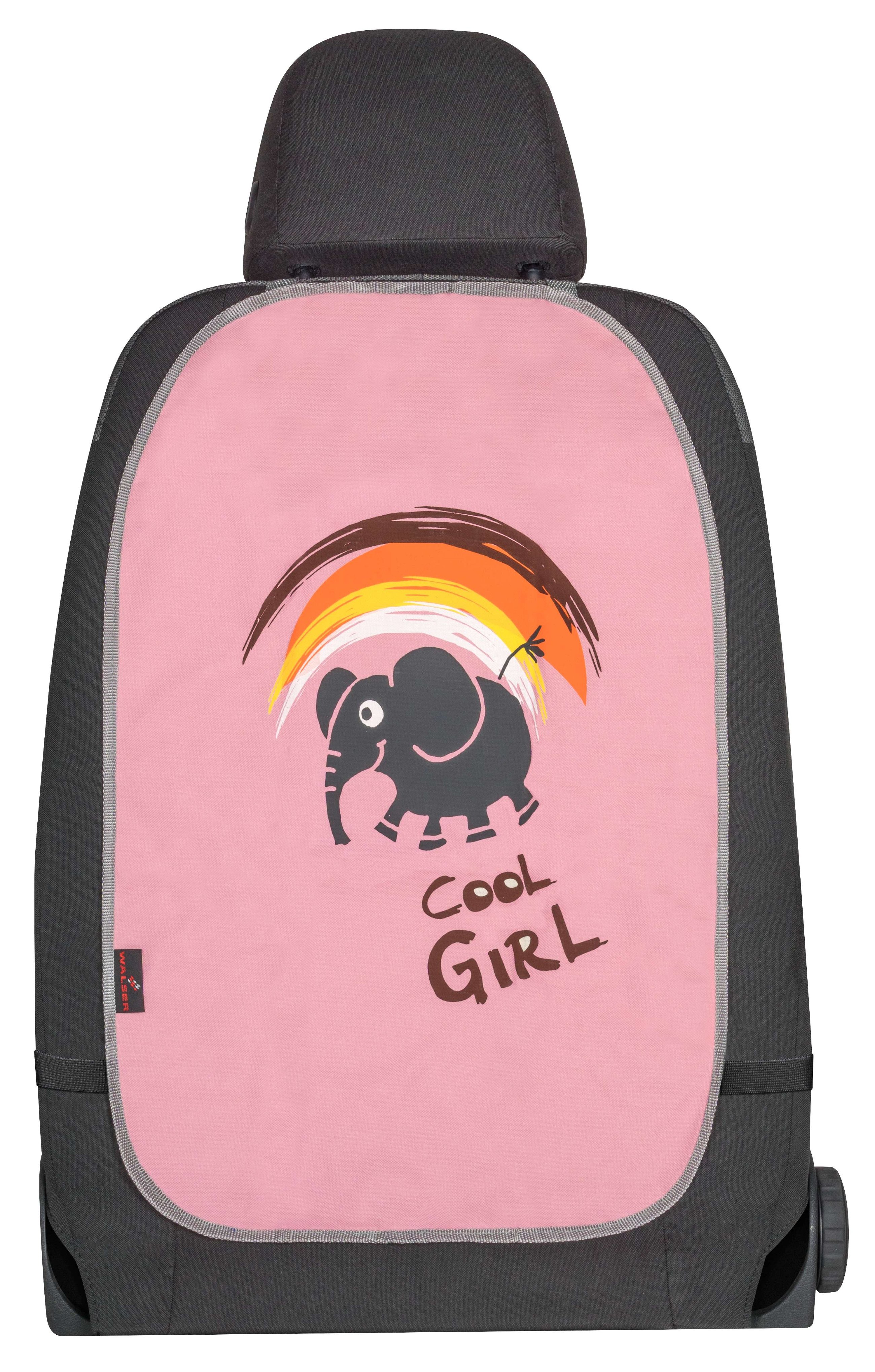 Car seat backrest protection Cool Girl pink