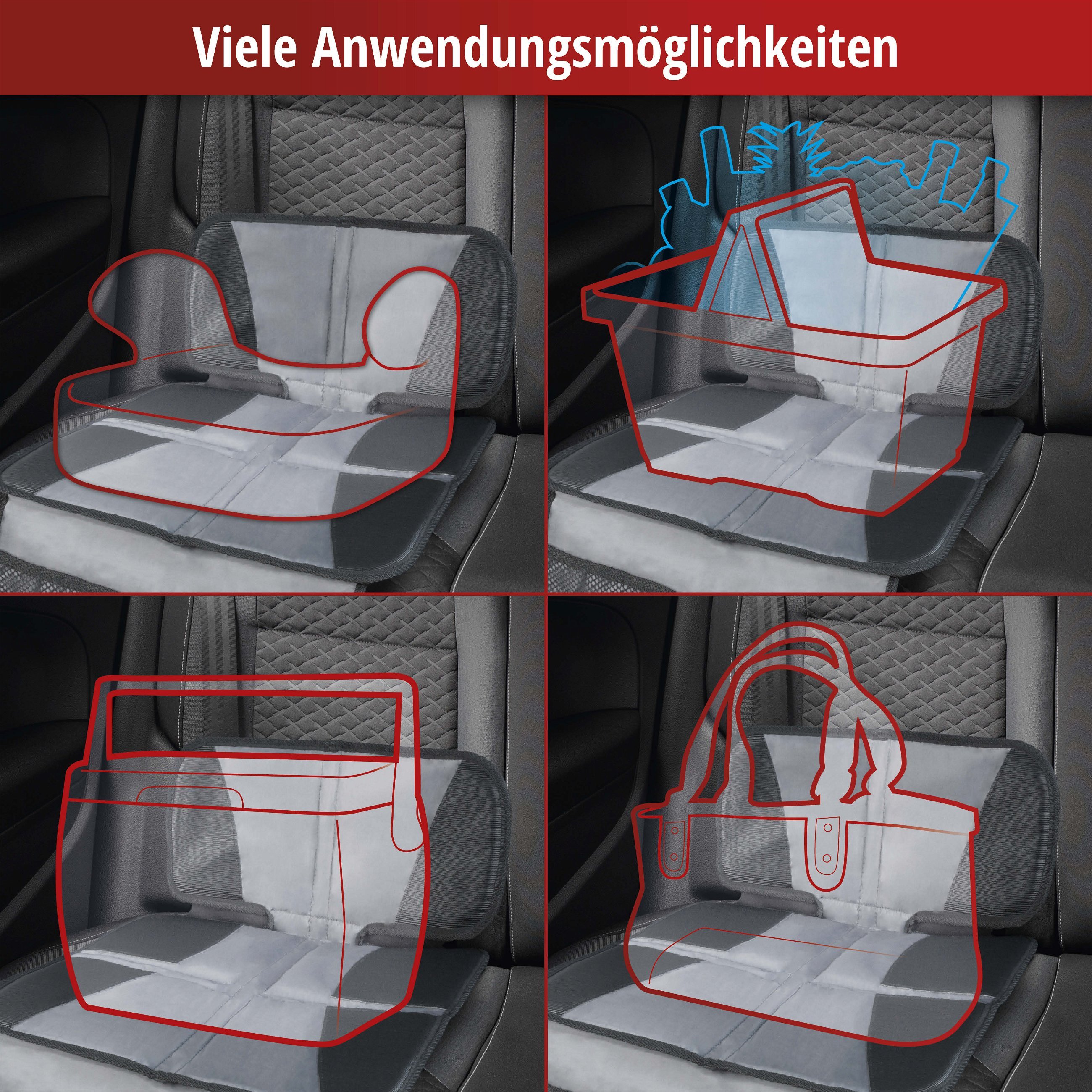 Kindersitzunterlage Protect XL, Auto-Schutzunterlage, Sitzschoner  Kindersitz schwarz, Kindersitzunterlage Protect XL, Auto-Schutzunterlage,  Sitzschoner Kindersitz schwarz, Kindersitz Zubehör, Kids & Co