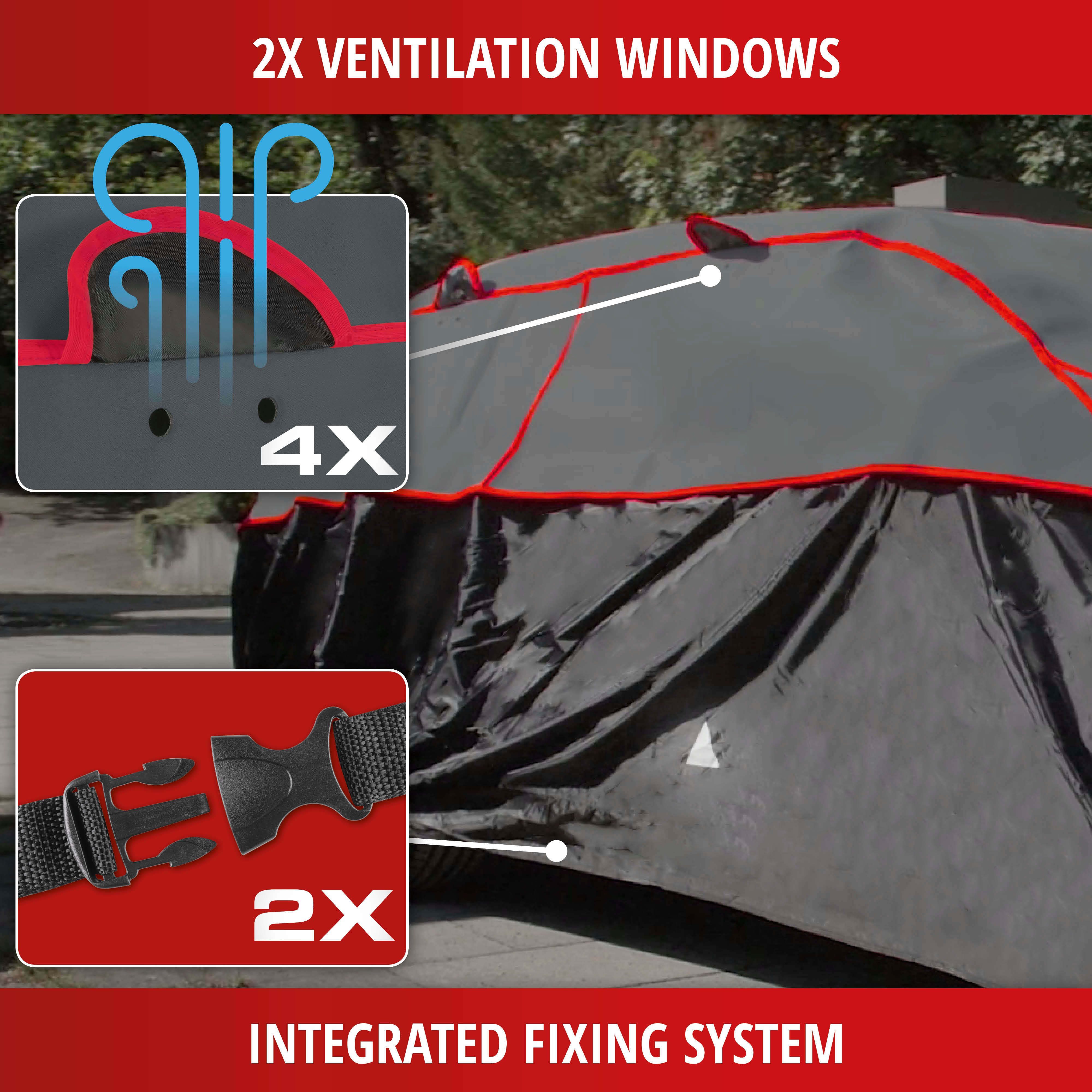 Car hail protection tarpaulin Premium Hybrid SUV size L