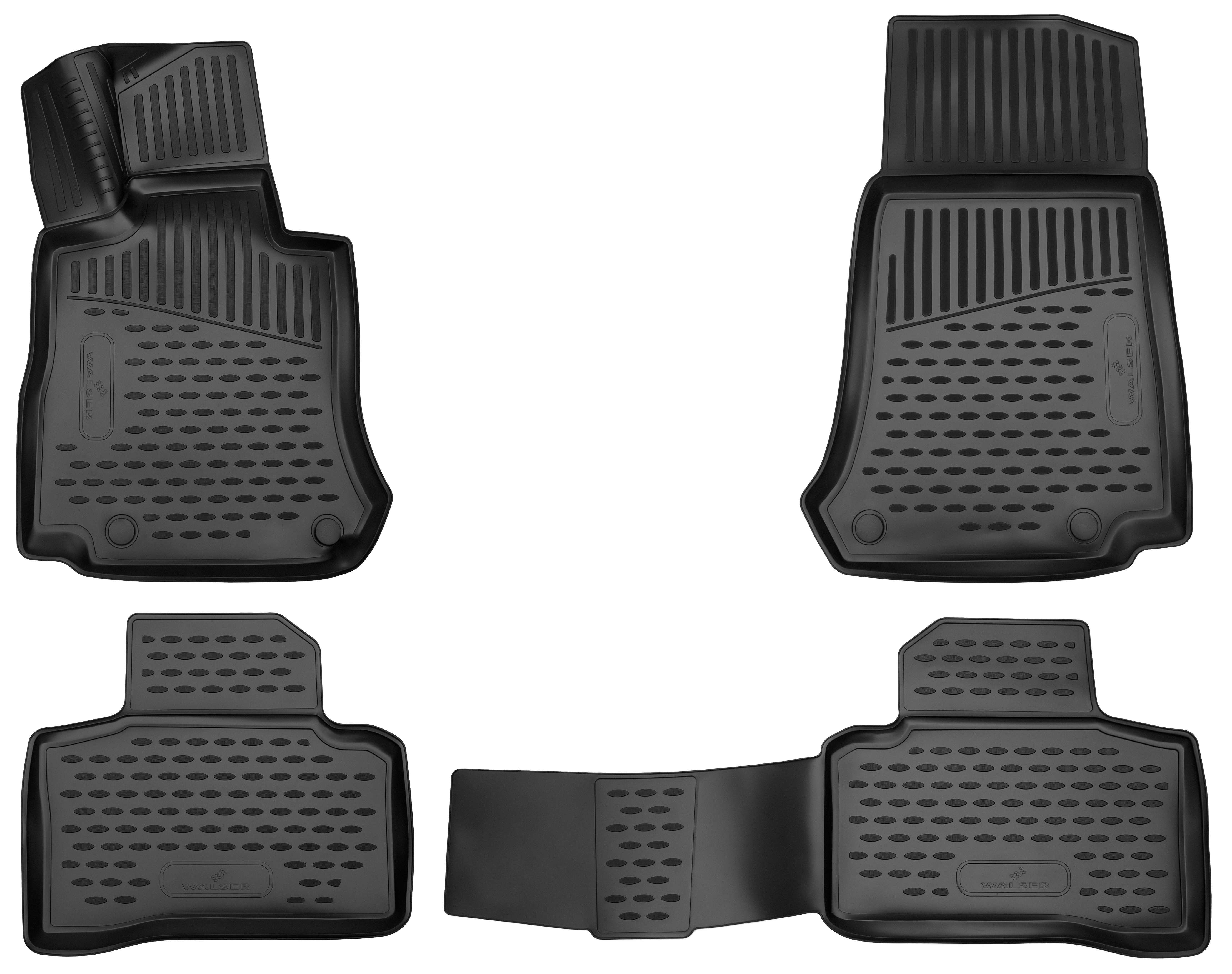 Rubber vloermatten compatibel met Mercedes-Benz GLC 06/2015-Vandaag, GLC Coupe 06/2016-Vandaag, custom-fit auto rubber matten, auto vloermatten