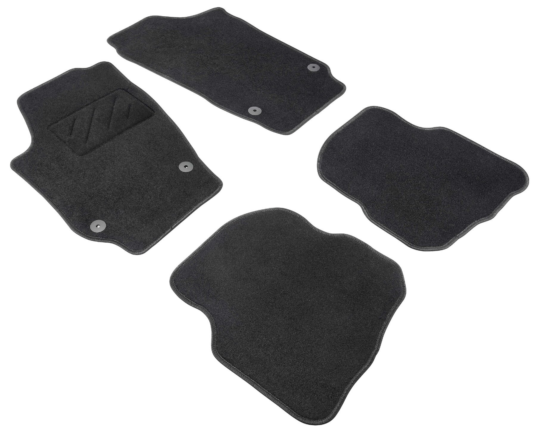 Floor mats for VW Polo 10/2001-11/2009, Polo IV 09/2002-2009, CrossPolo 2006-2009