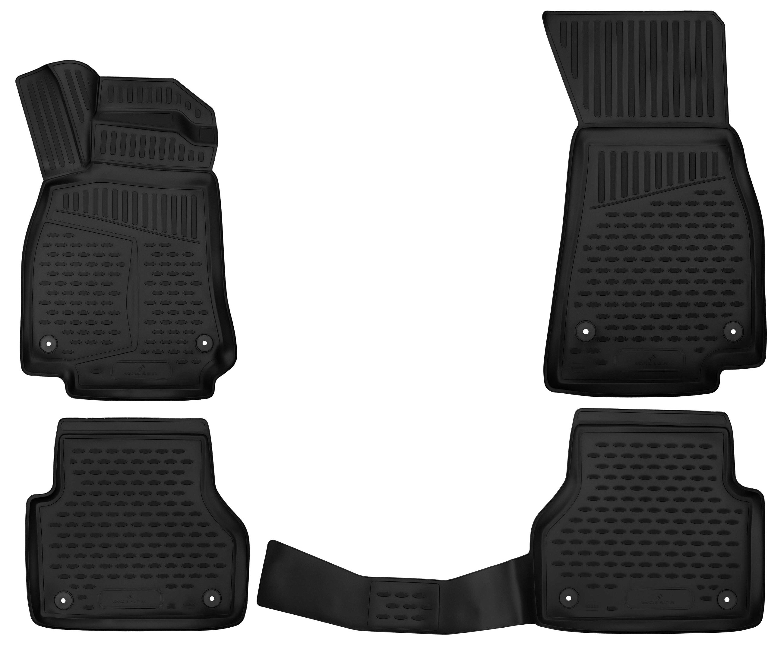 Tapis en caoutchouc XTR pour Audi A6 C8 Avant (4A5) 05/2018 - auj., A6 Allroad C8 (4AH) 11/2018 - auj.