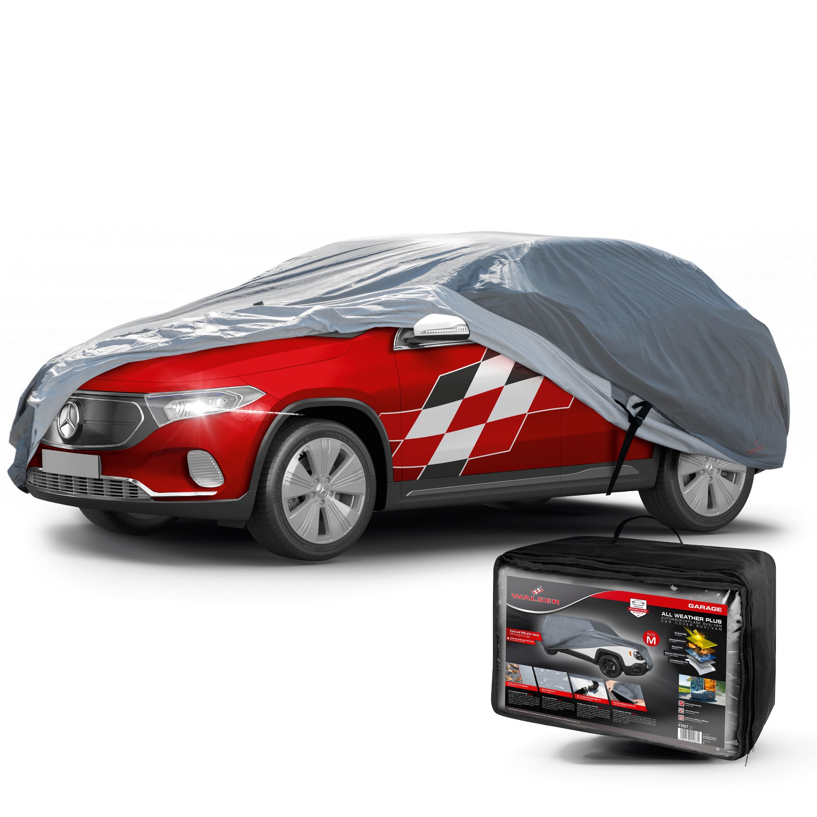 Bâche pour voiture All Weather Plus SUV taille M gris