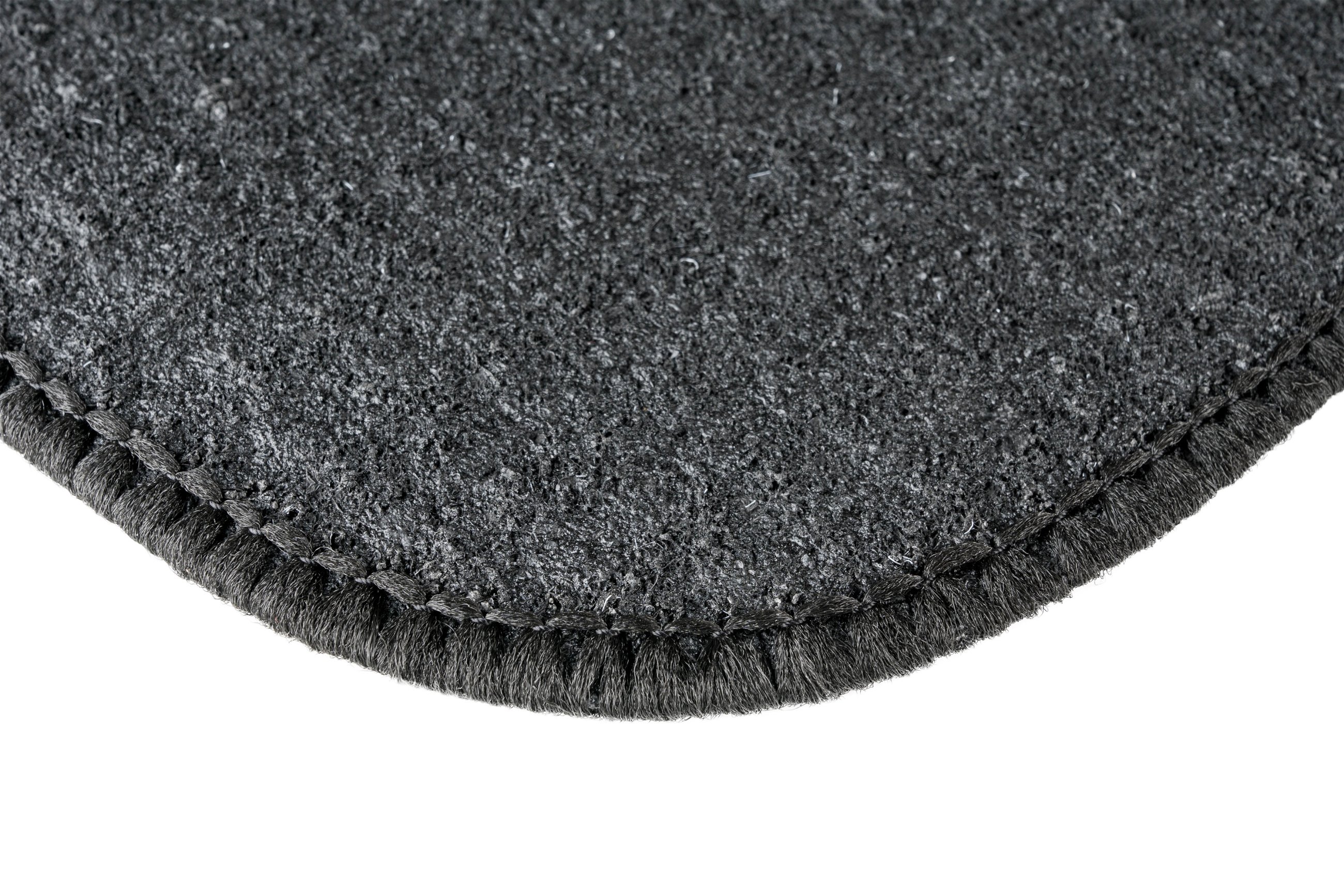 Car floor mat rib black
