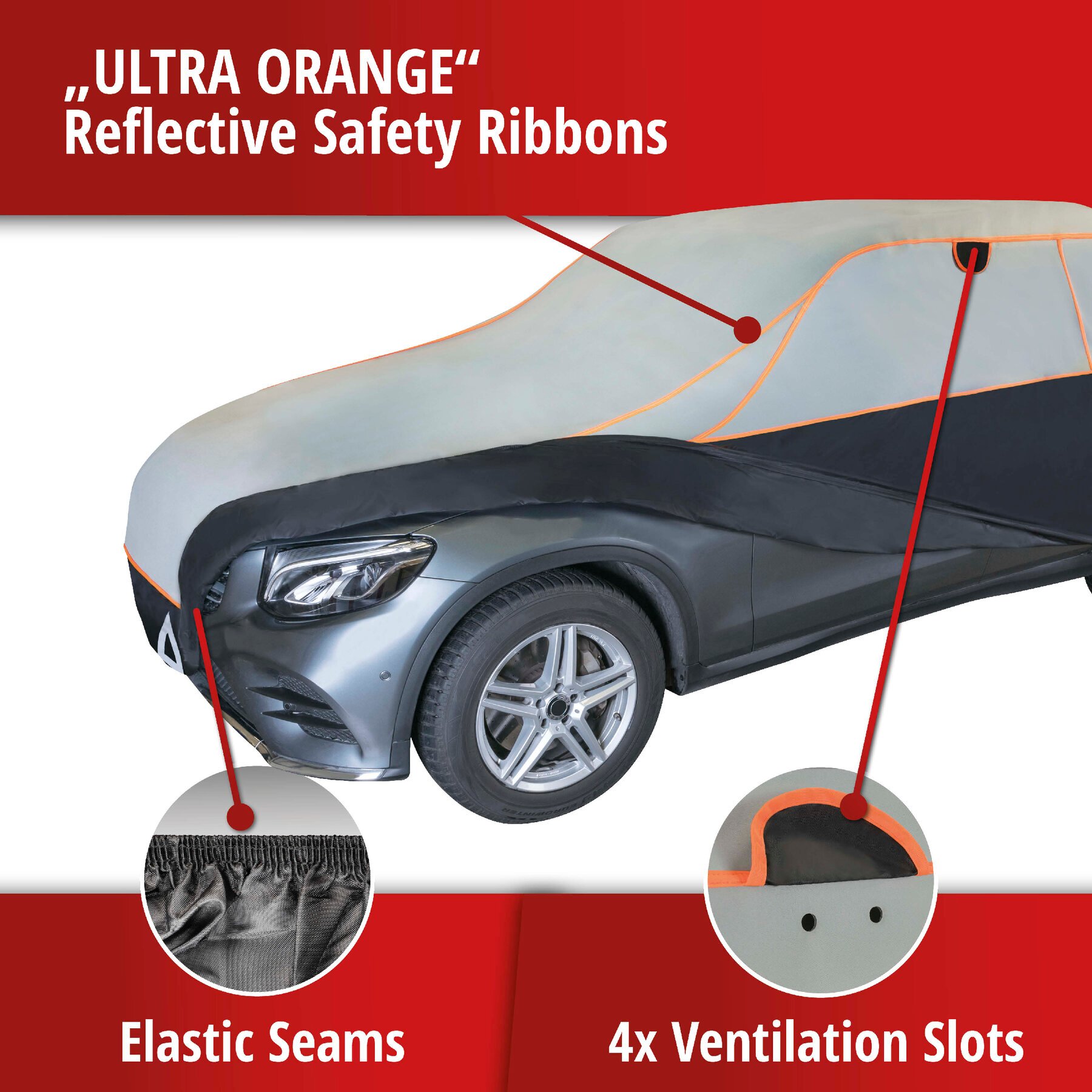 Car hail protection tarpaulin Perma Protect SUV size L