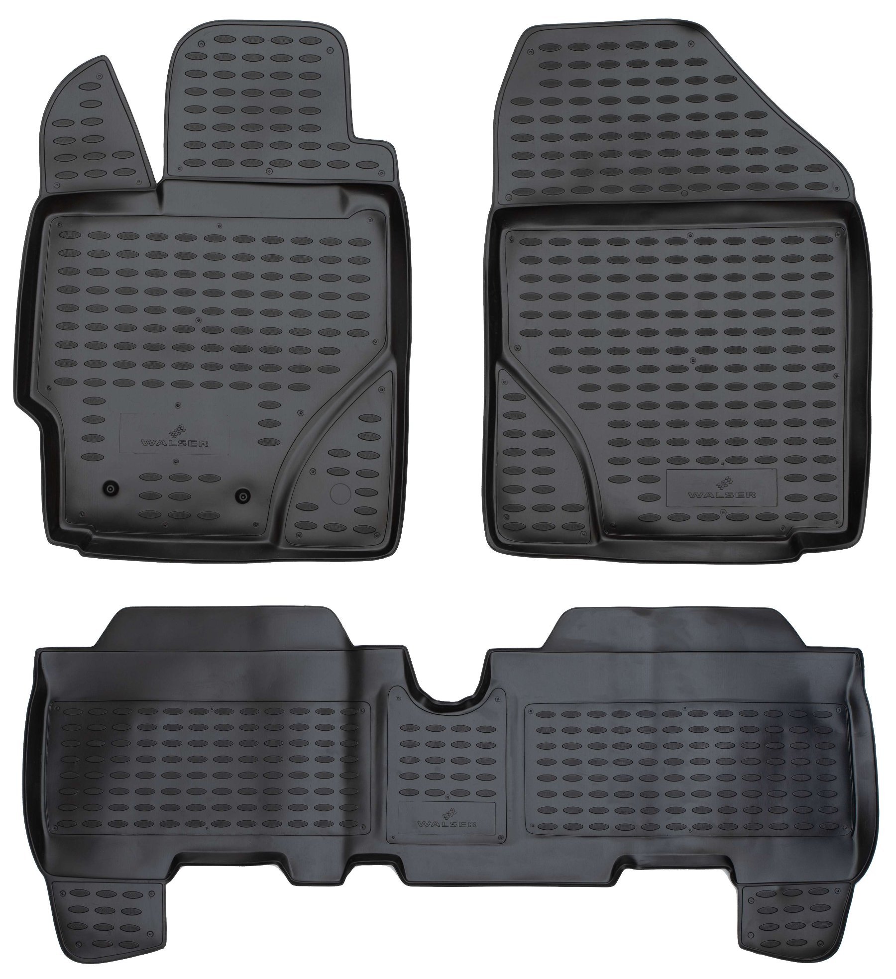 Rubberen Voetmatten XTR geschikt voor Toyota Yaris (P9) 01/2005-12/2014