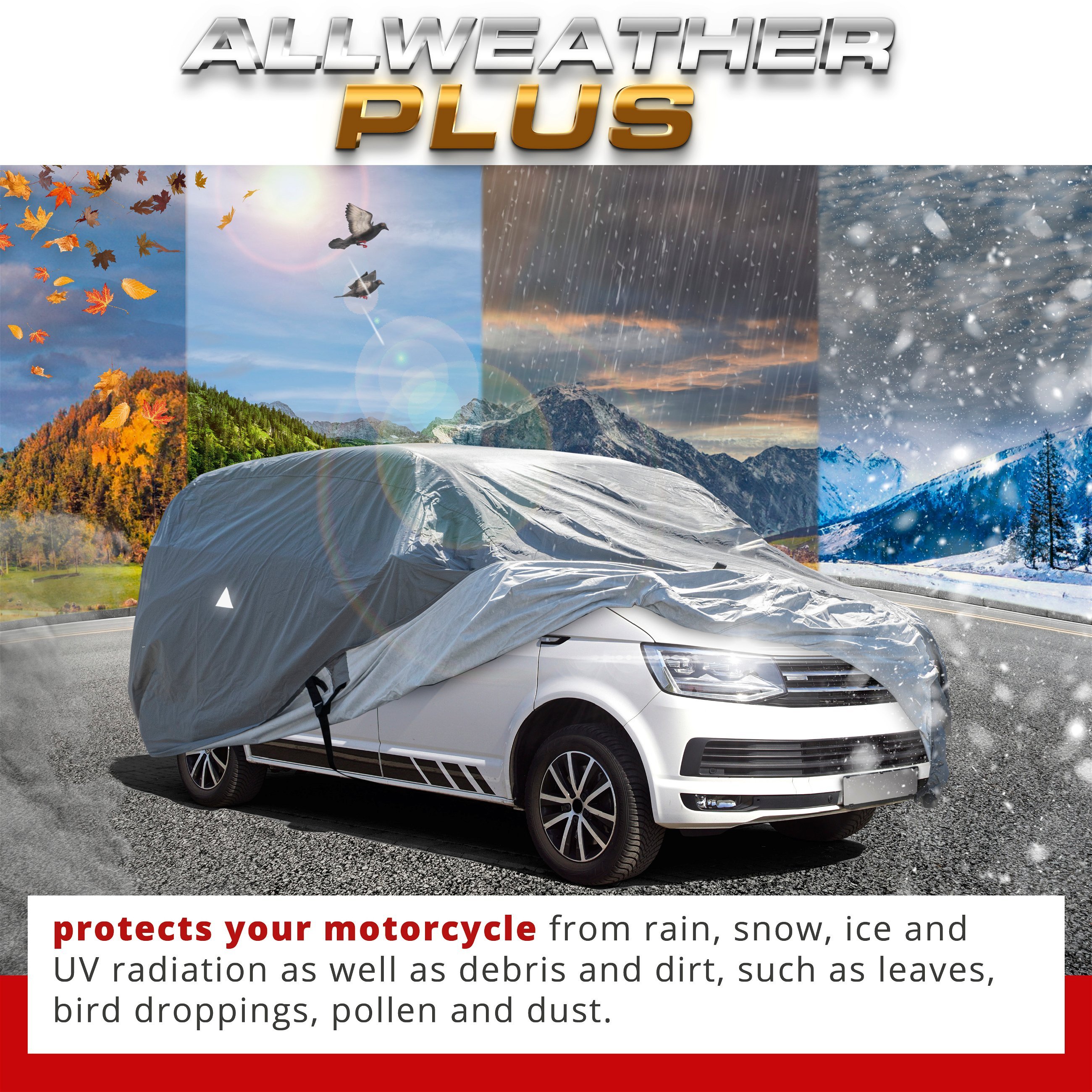 Car tarpaulin All Weather Plus, Van cover size L, short wheelbase