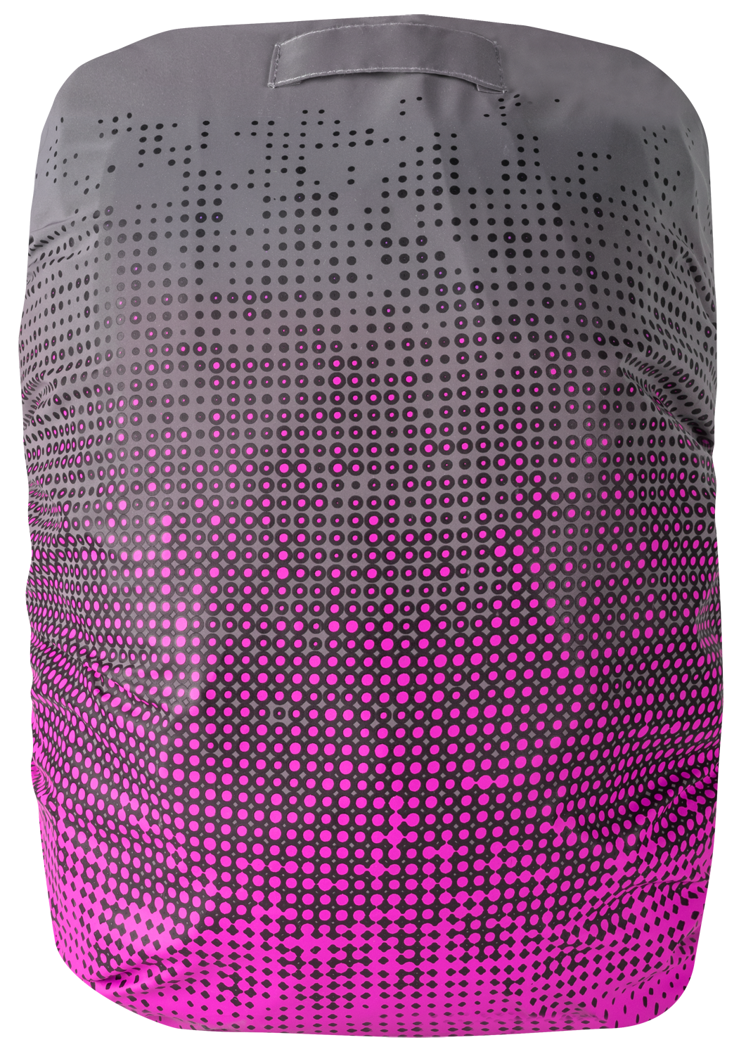 Reflective bag cover silver-pink reflective