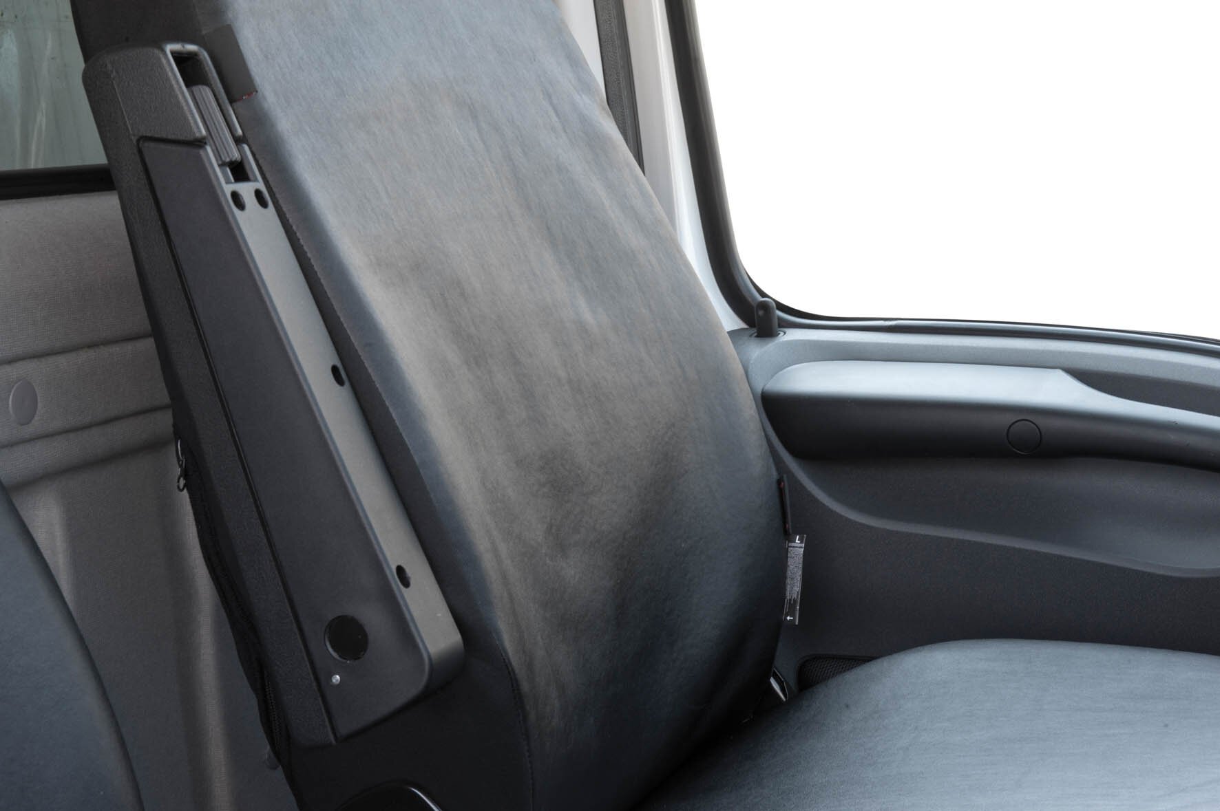 Passform Sitzbezug aus Kunstleder für Iveco Daily IV, Einzelsitzbezug vorne und Doppelbankbezug
