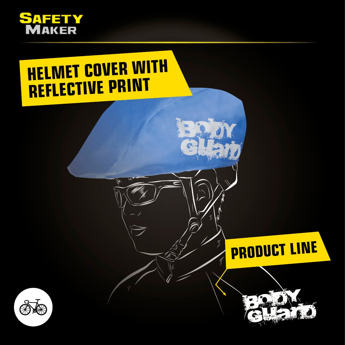 Helmet cover blue