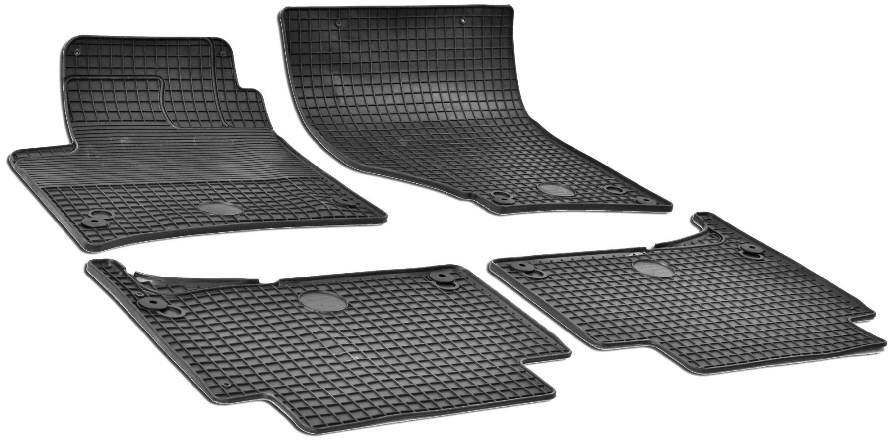DirtGuard rubberen voetmatten geschikt voor Audi Q7 (4LB) 2005-2015
