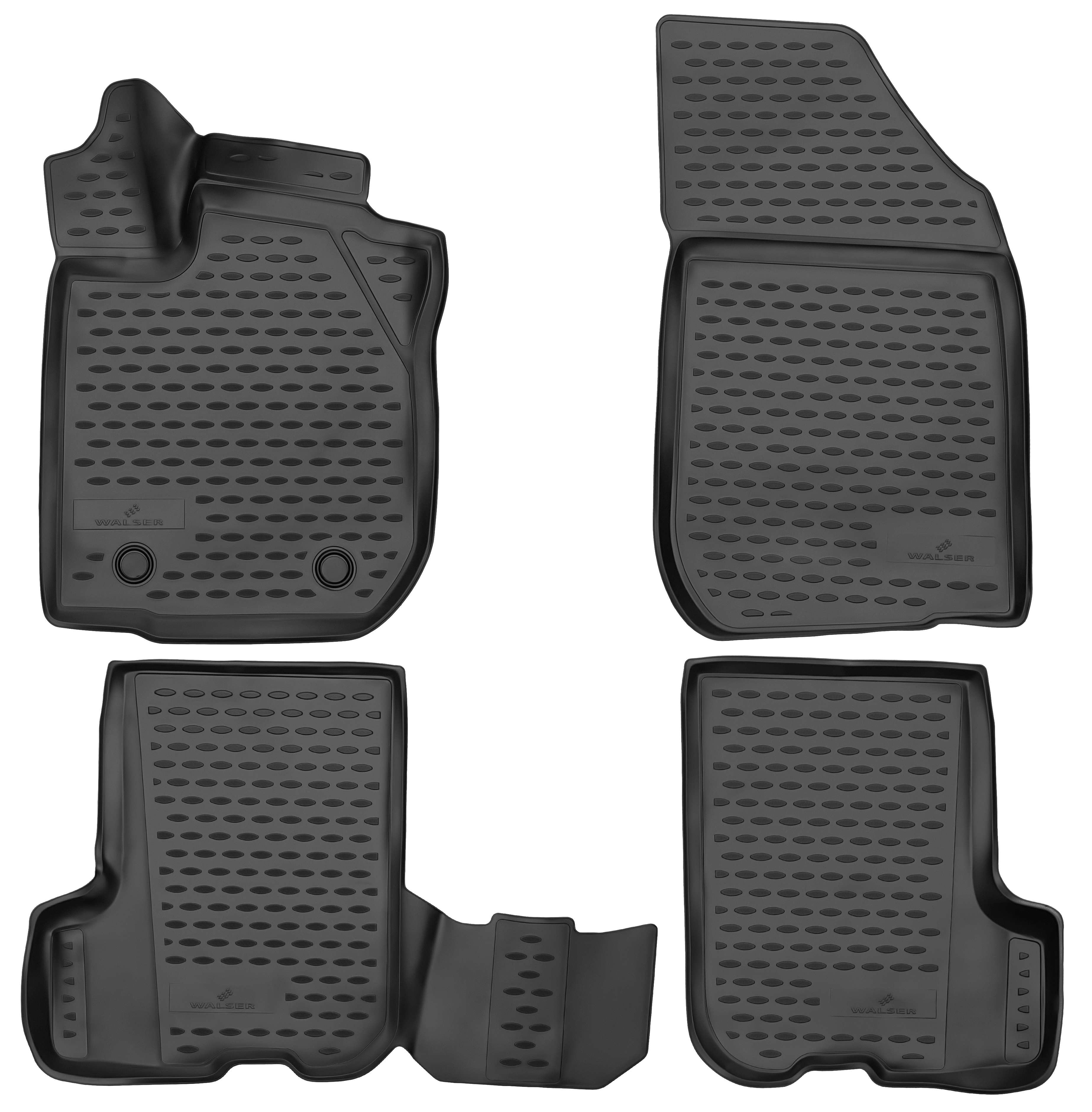 Tapis en caoutchouc XTR pour Dacia Sandero II 10/2012 - Facelift 2017
