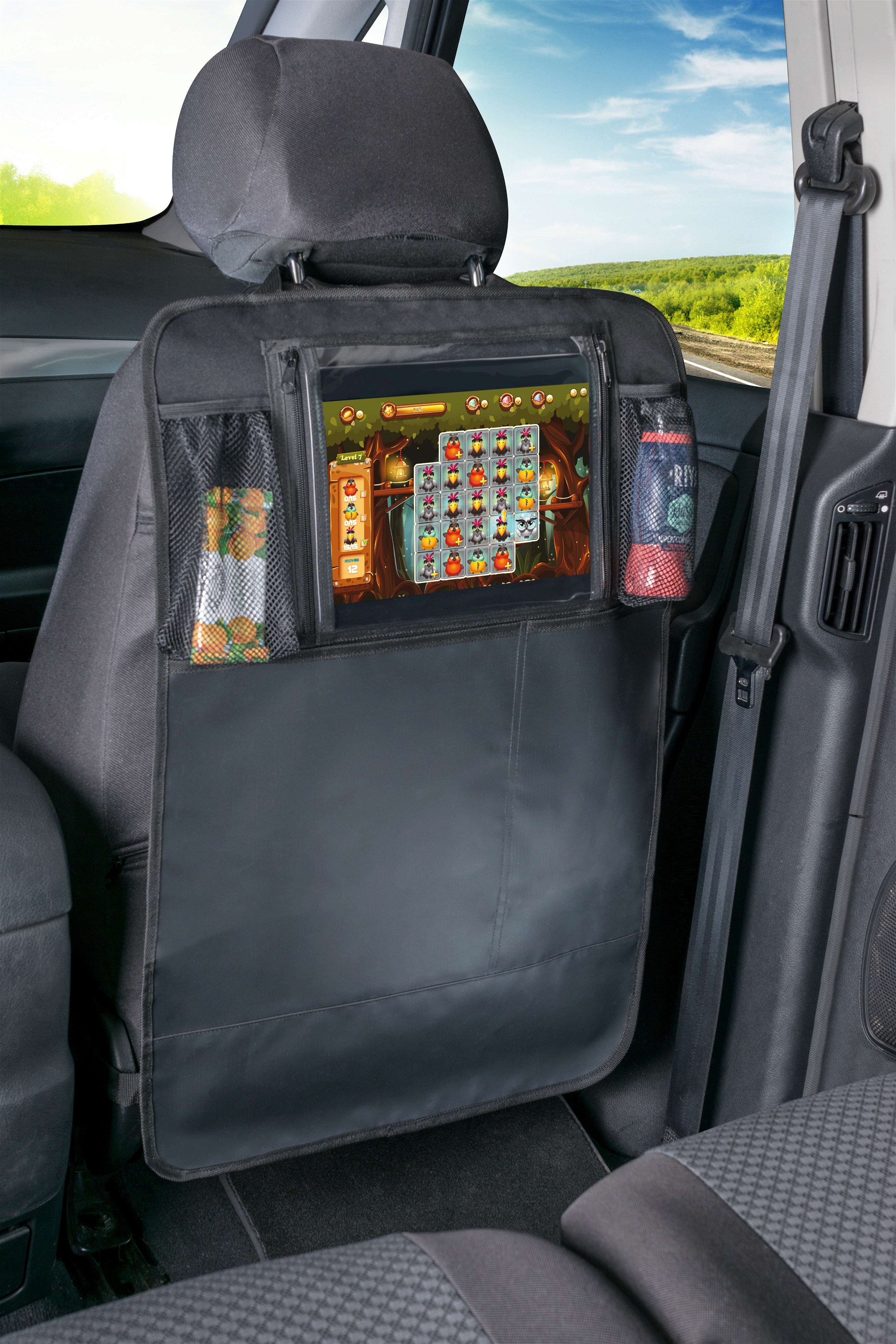 car seat tablet holder with organizer kenny black backseat pockets kids co walser online shop