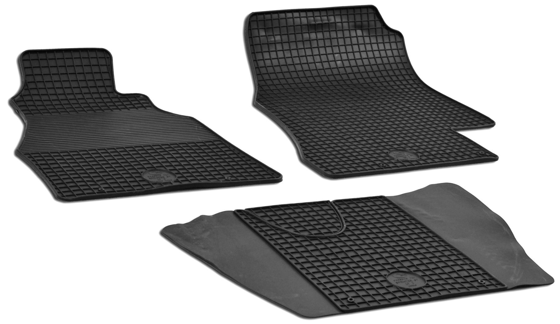 Tapis en caoutchouc DirtGuard pour Mercedes-Benz Sprinter 01/1995-05/2012, VW LT 04/1996-07/2006