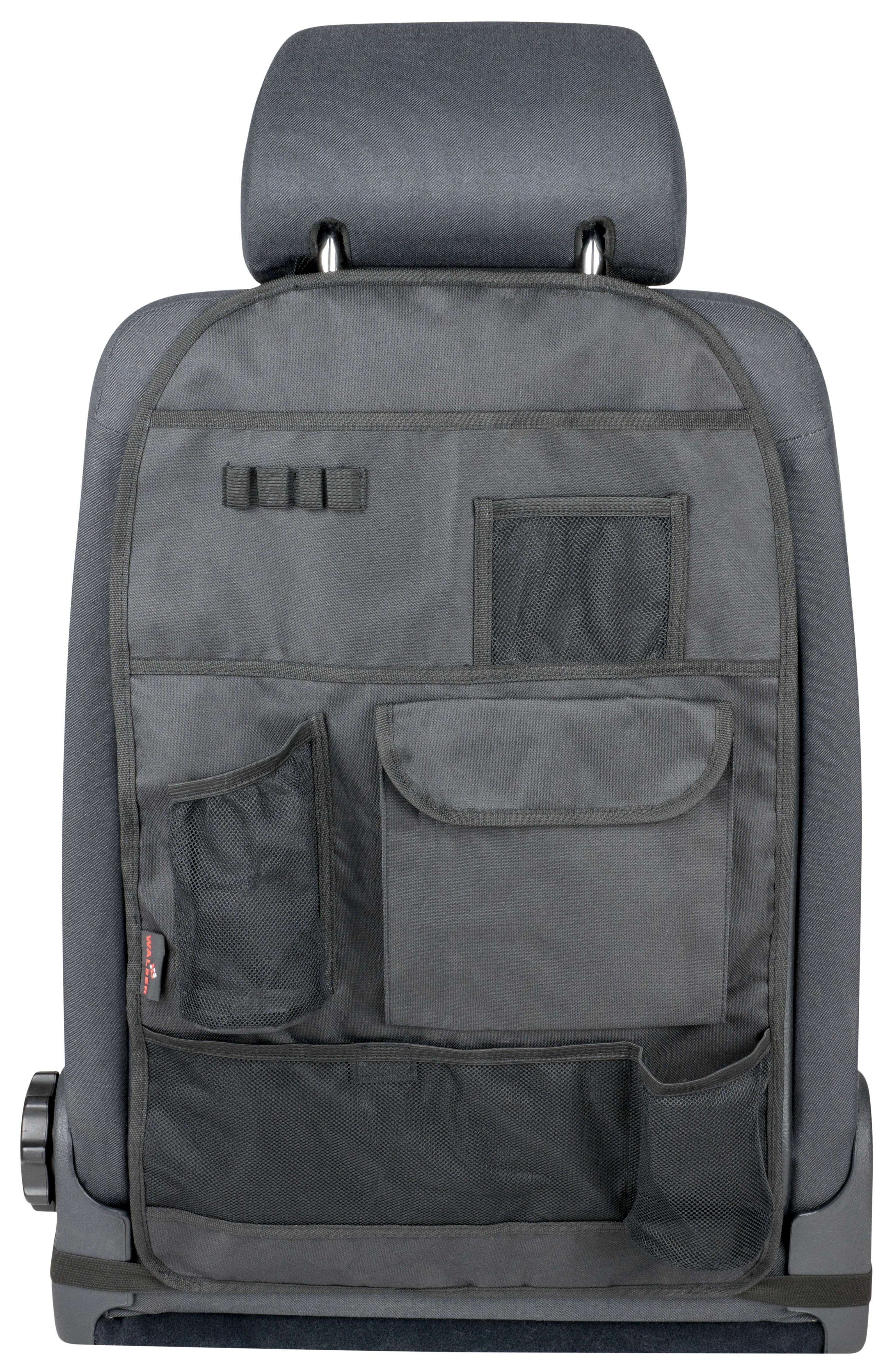 Auto-Organizer Multibag, Rückenlehnenschutz mit Taschen 64x40 cm schwarz