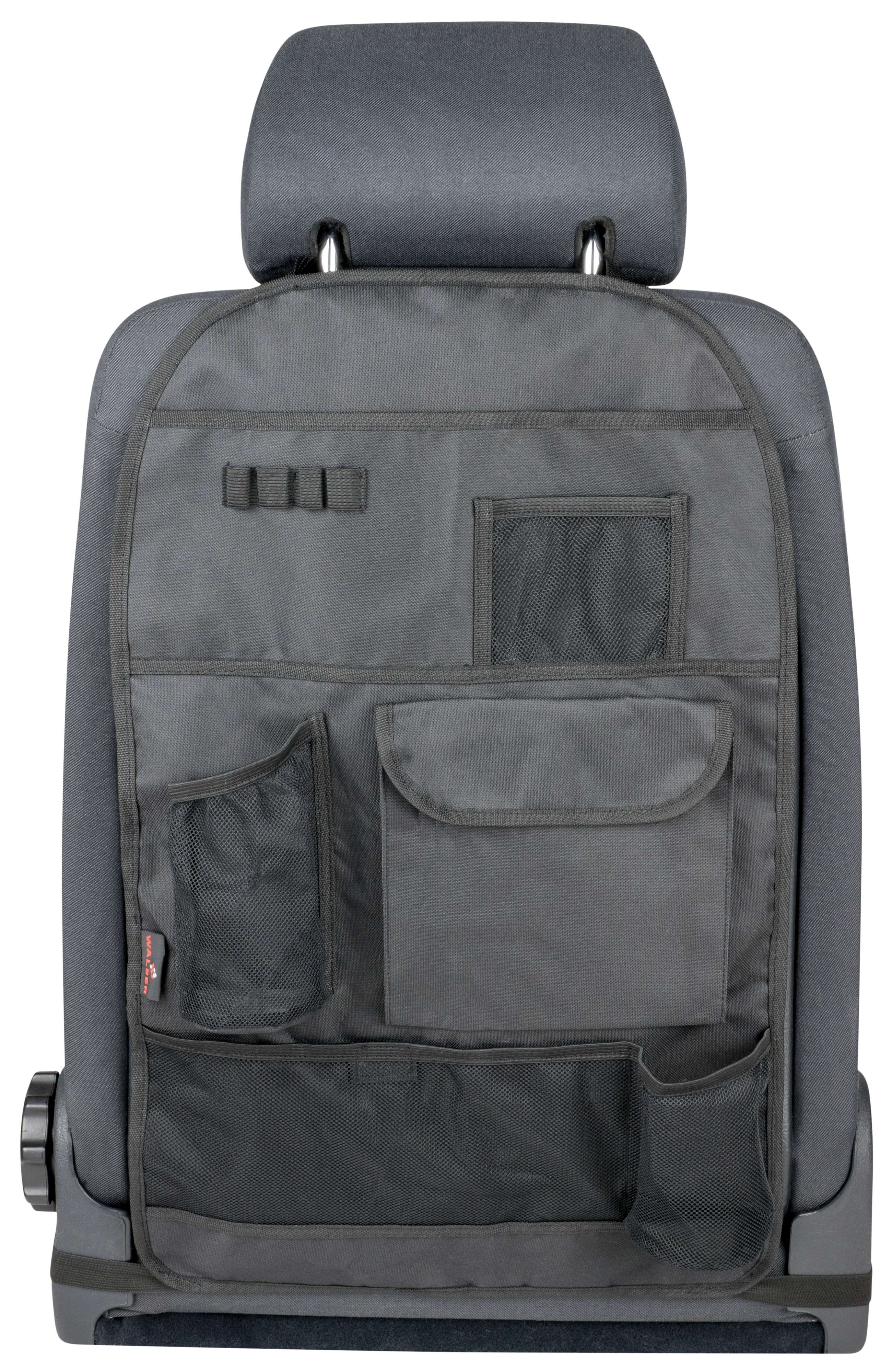 Auto-Organizer Multibag, Rückenlehnenschutz mit Taschen 64x40 cm schwarz, Auto-Organizer Multibag, Rückenlehnenschutz mit Taschen 64x40 cm schwarz, Rücksitz Taschen, Kids & Co