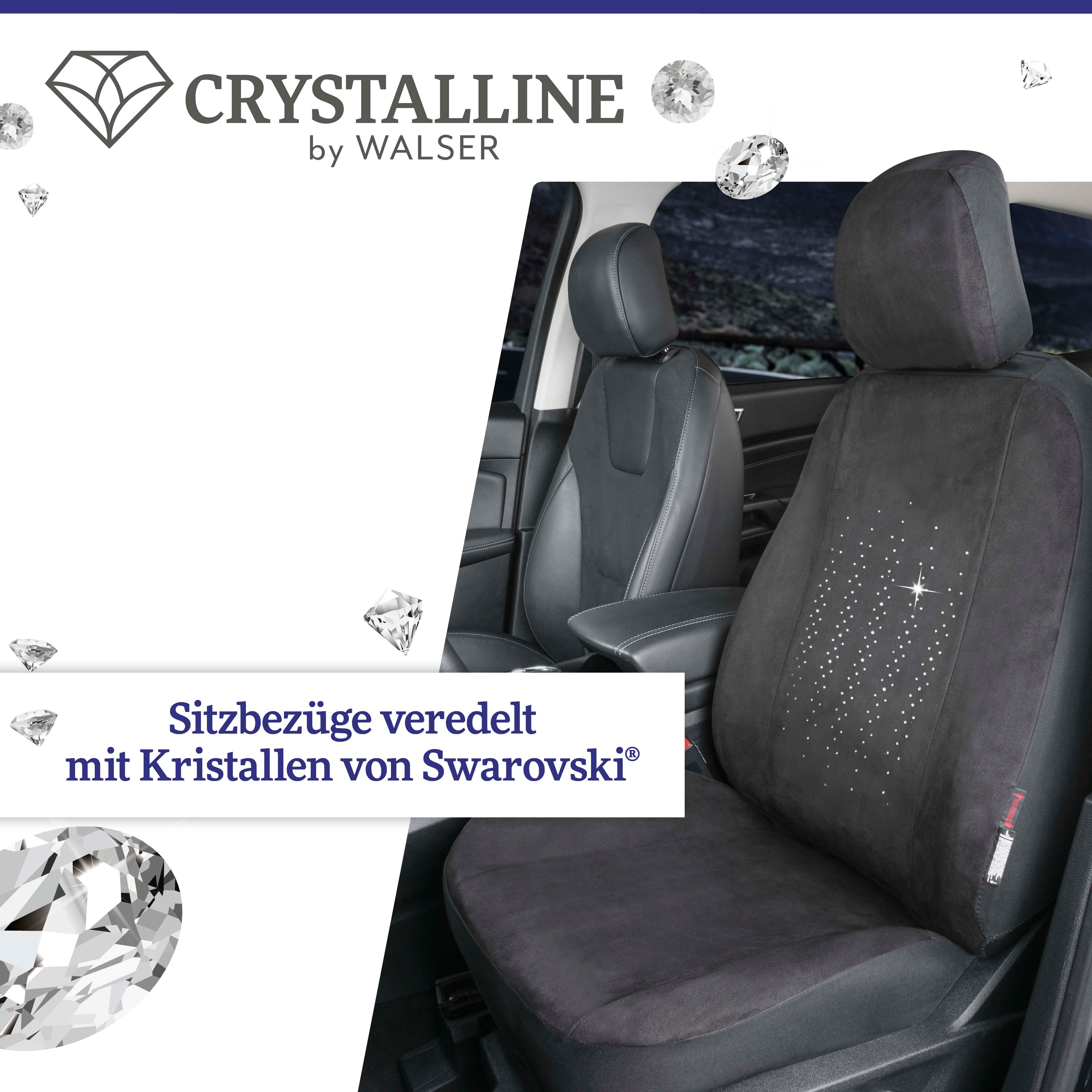 Autositzbezug Julia verziert mit Kristallen von Swarovski® für einen Vordersitz