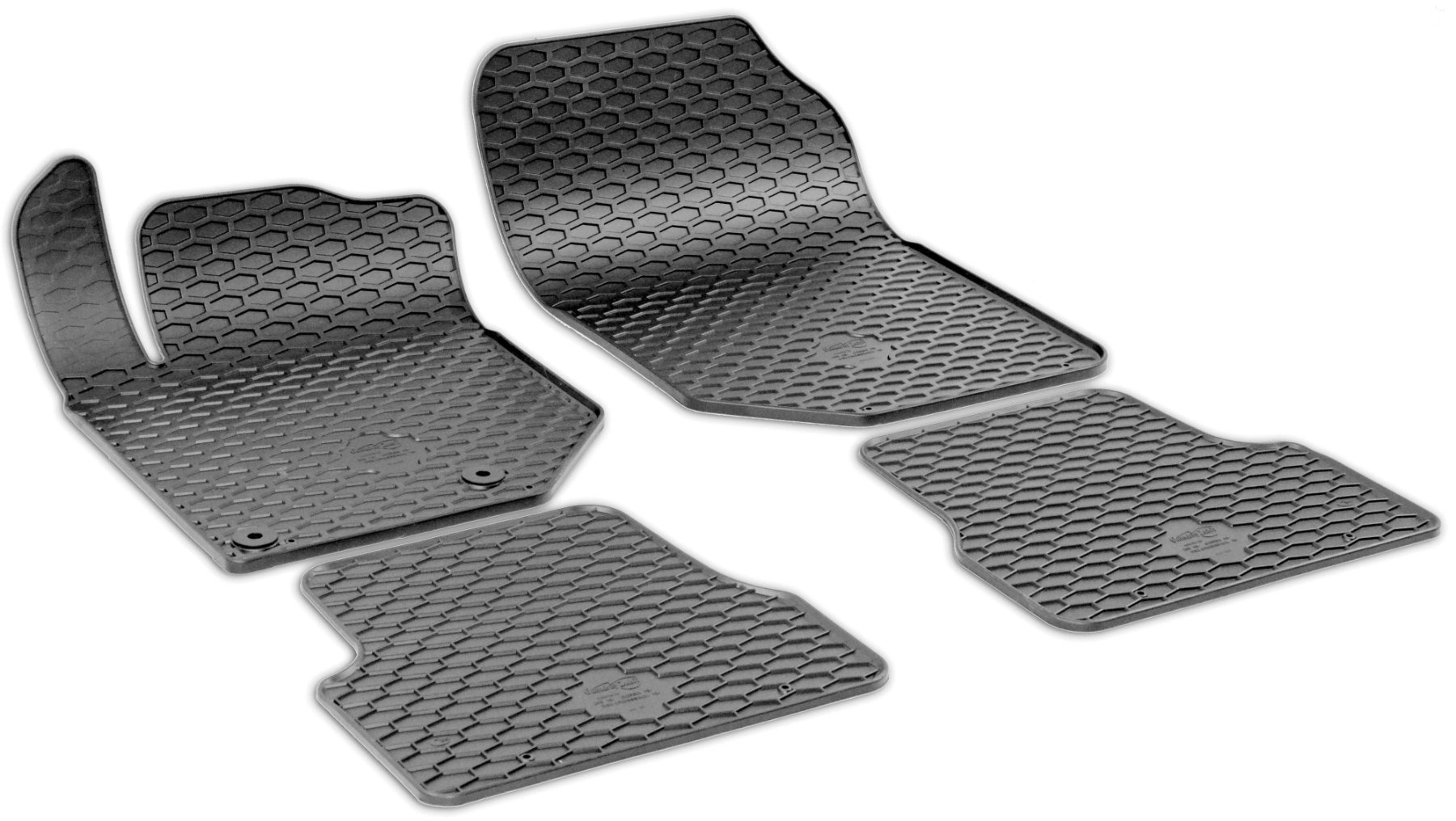 RubberLine rubberen voetmatten geschikt voor DS 3 Crossback 2018-Vandaag, Peugeot 208 II 2019-Vandaag, Opel Mokka 2020-Vandaag