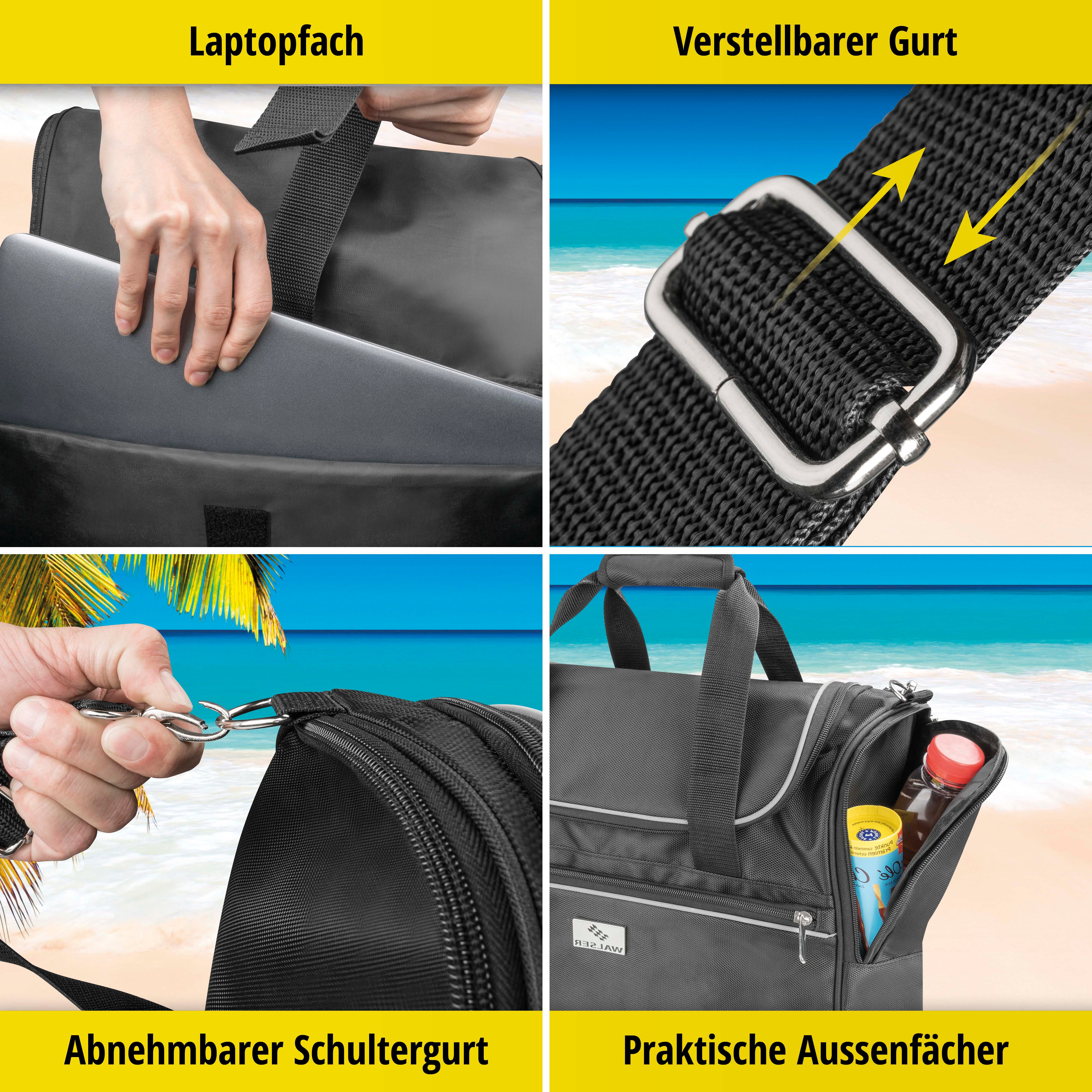 Carbags Reisetaschenset für BMW X3 G01 schwarz