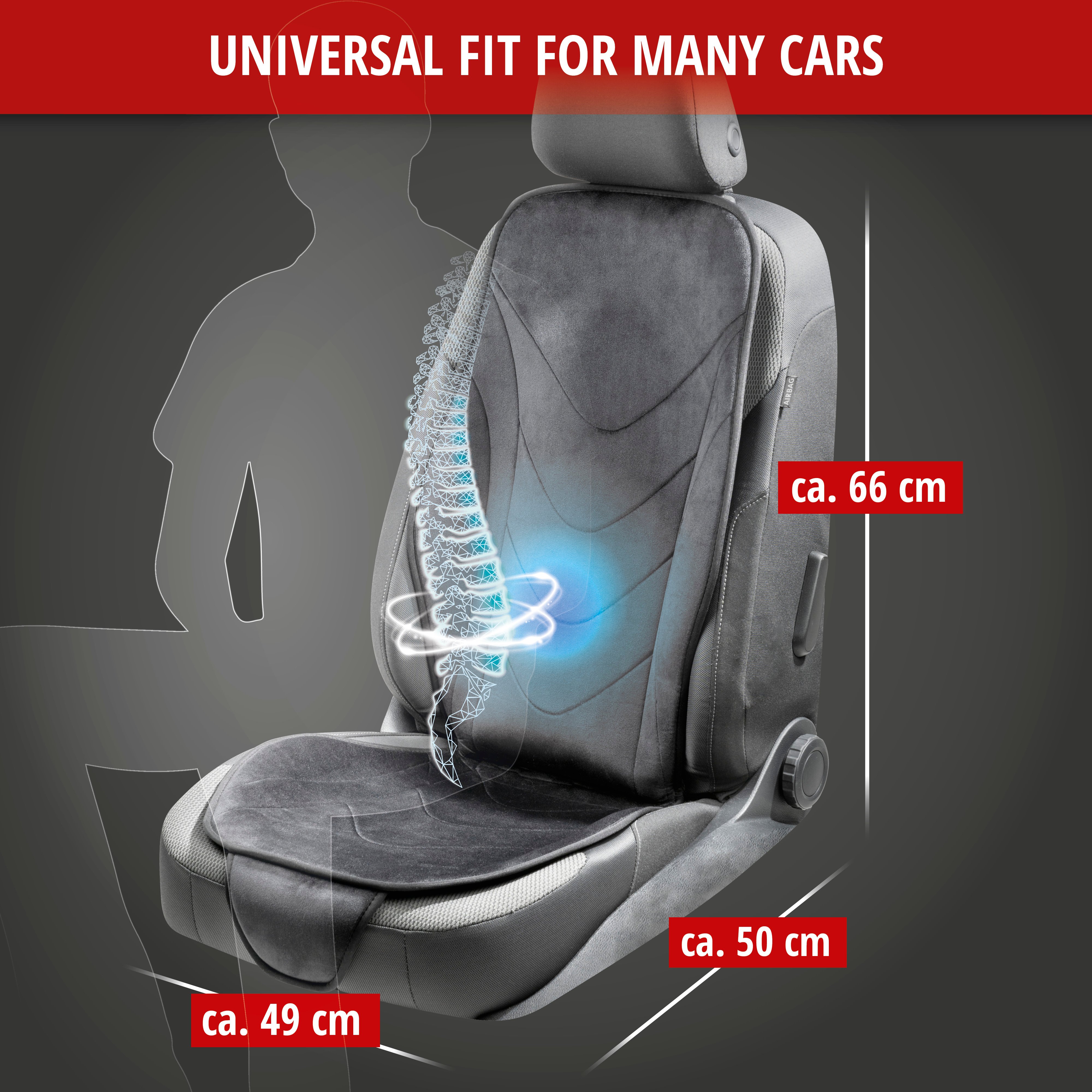 Air Flow car seat pad black
