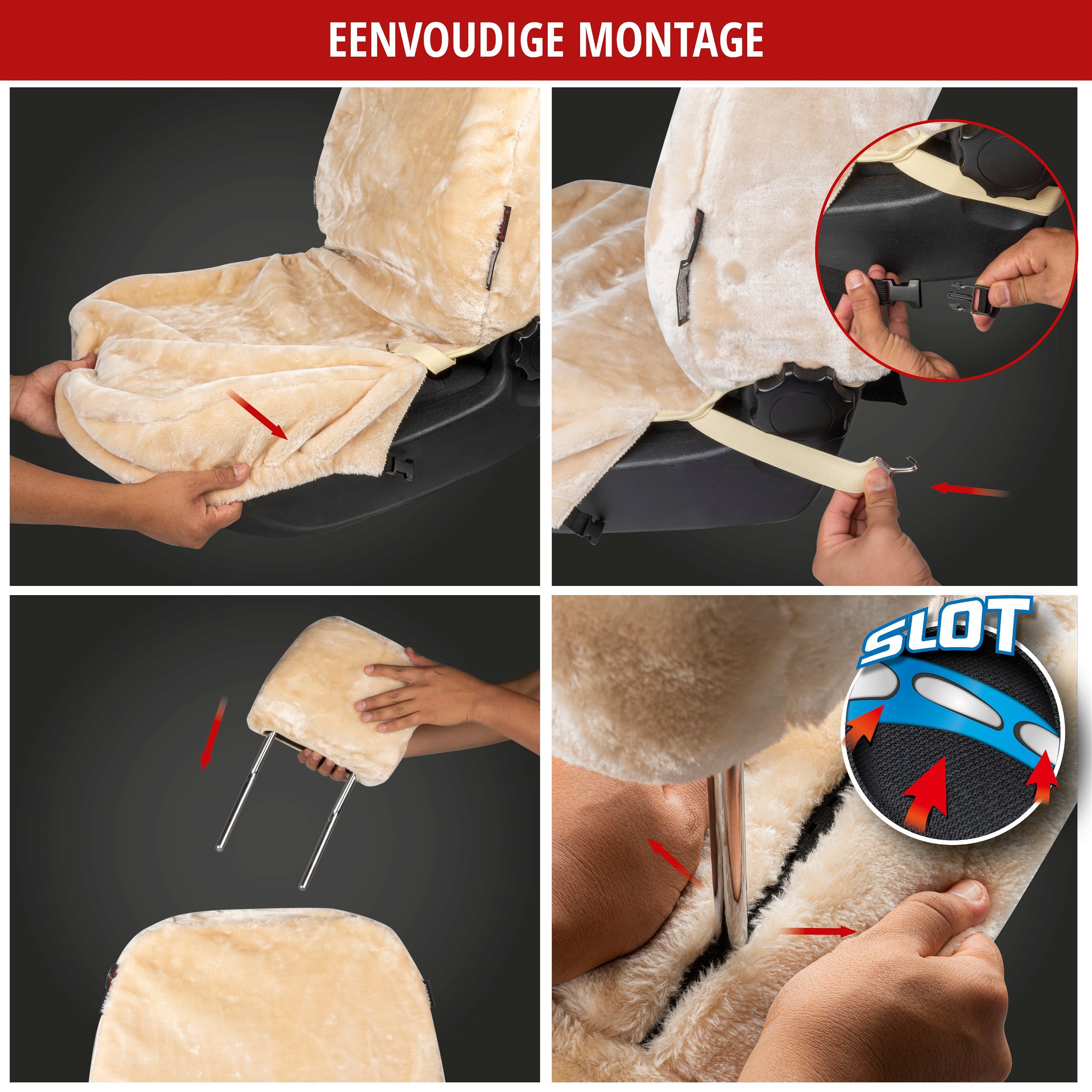 Autostoelhoes teddy, stoelhoes kunstbont, vegan autohoes in bontoptiek, fluffy stoelhoes vegan roze