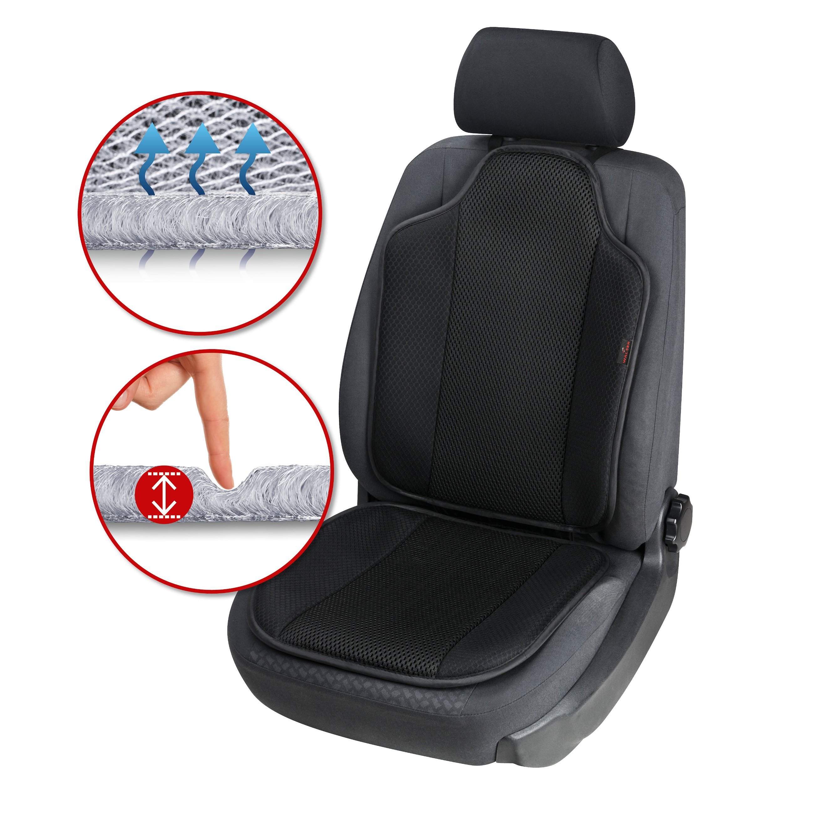 WALSER Car Comfort Auto-Sitzauflage S-Race