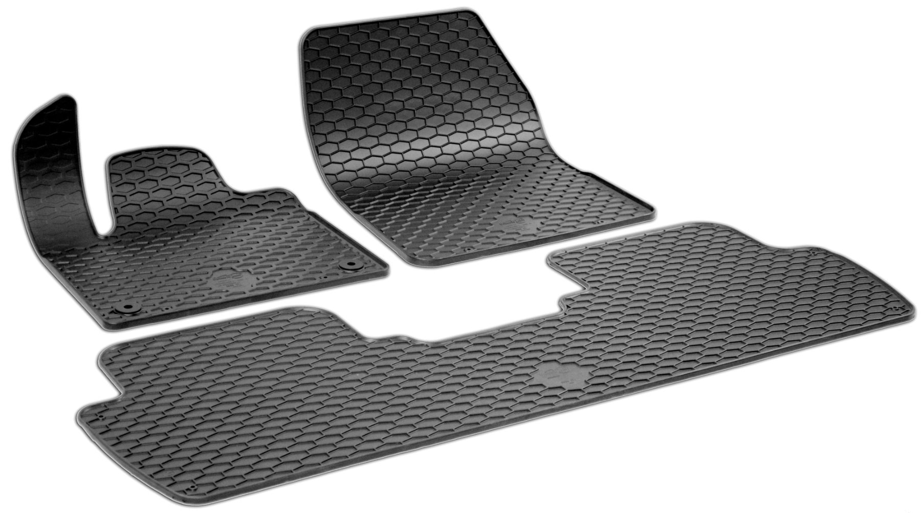 Rubber mats RubberLine for Peugeot 5008 II 12/2016-Today, DS 7 Crossback 2017-Today
