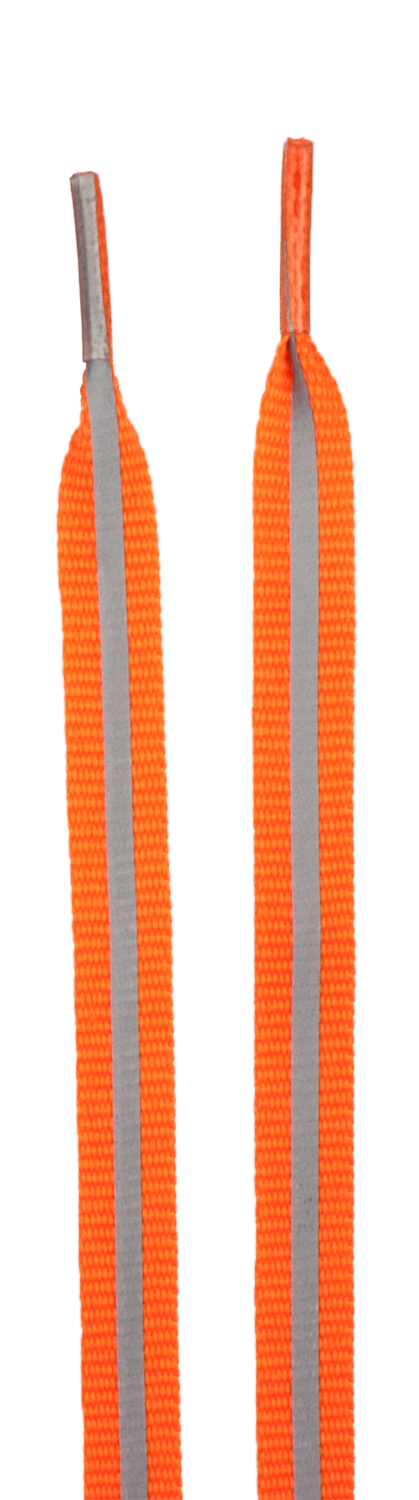 Reflective laces orange