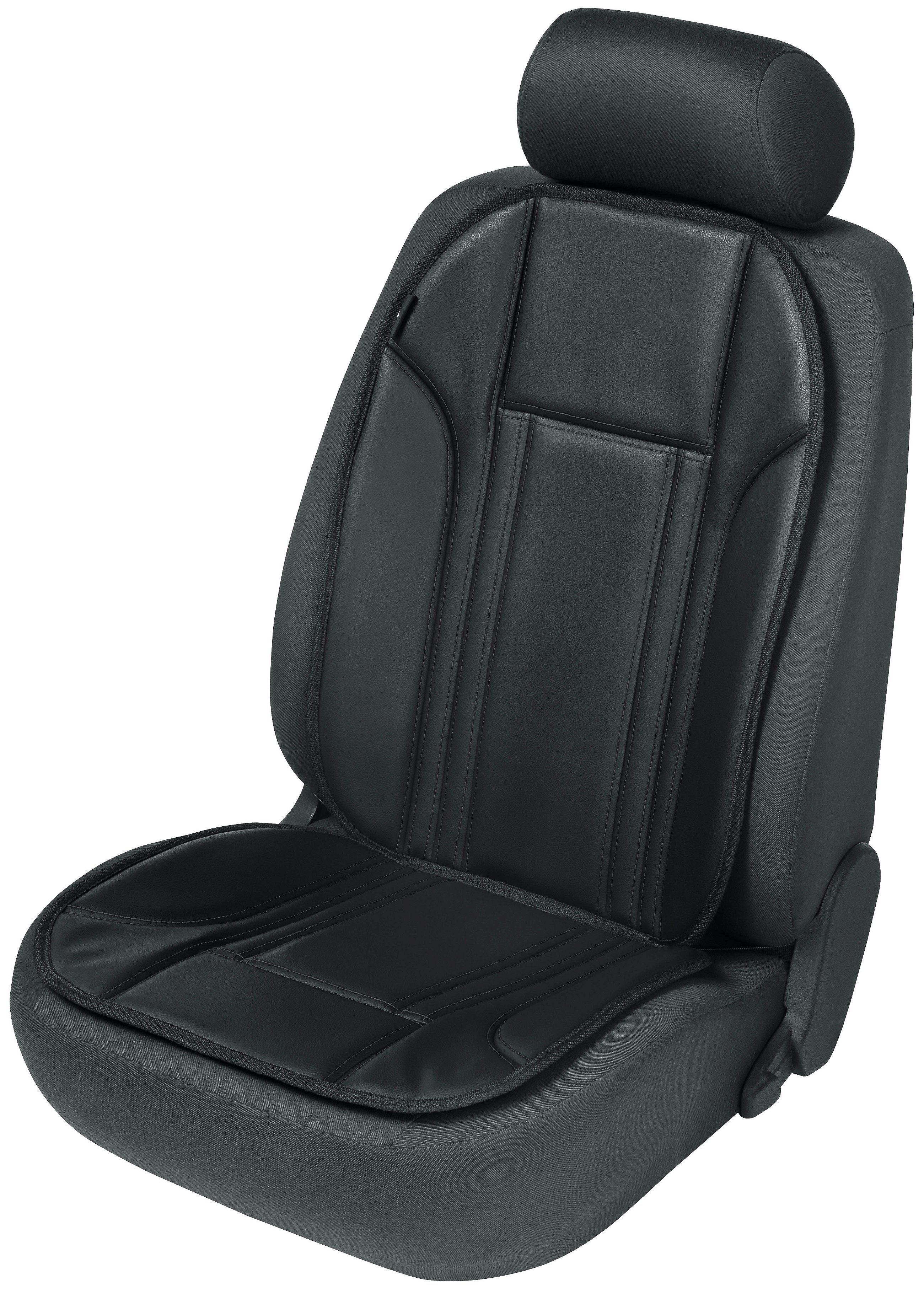 Car Seat cover in imitation leather Ravenna black