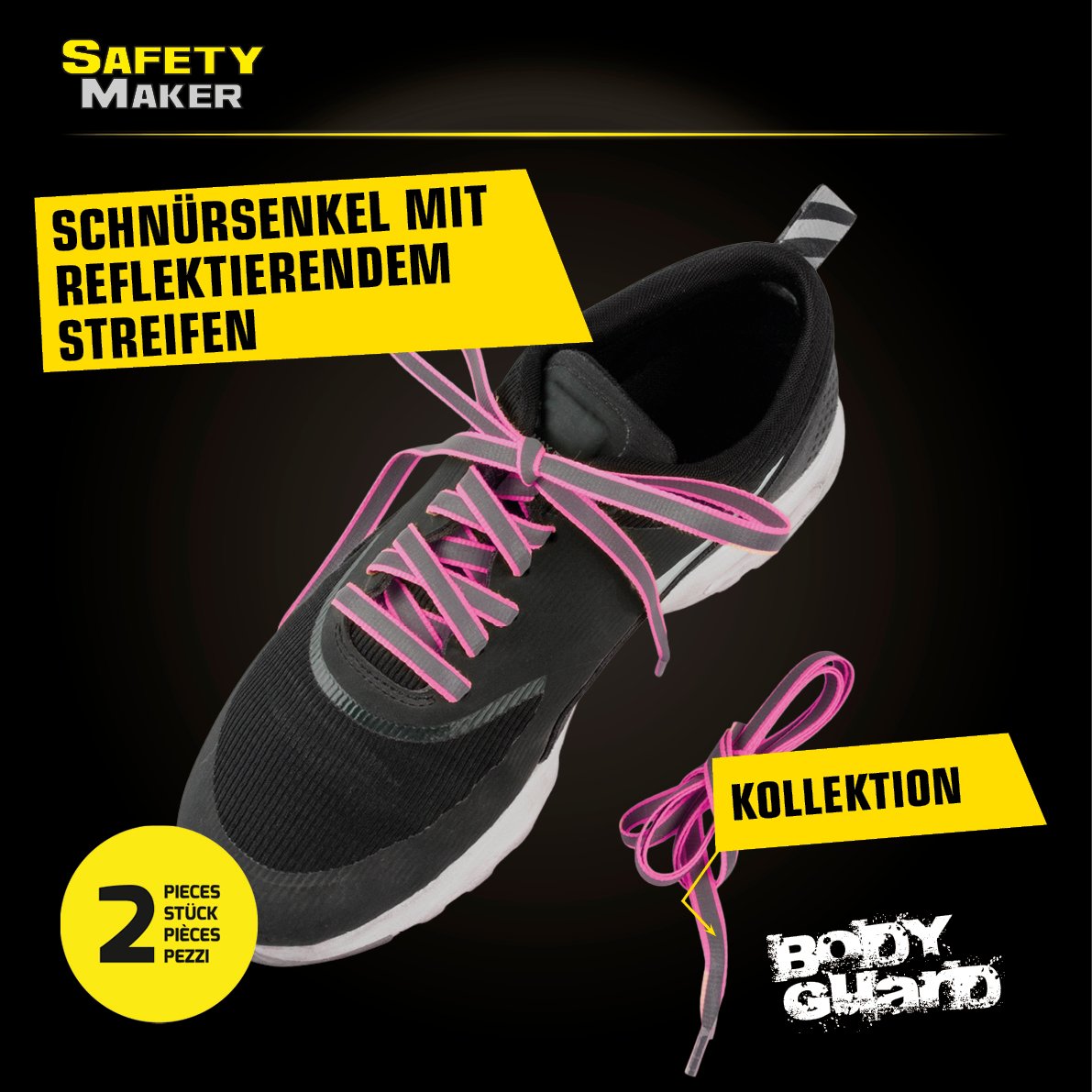 Schnürsenkel pink