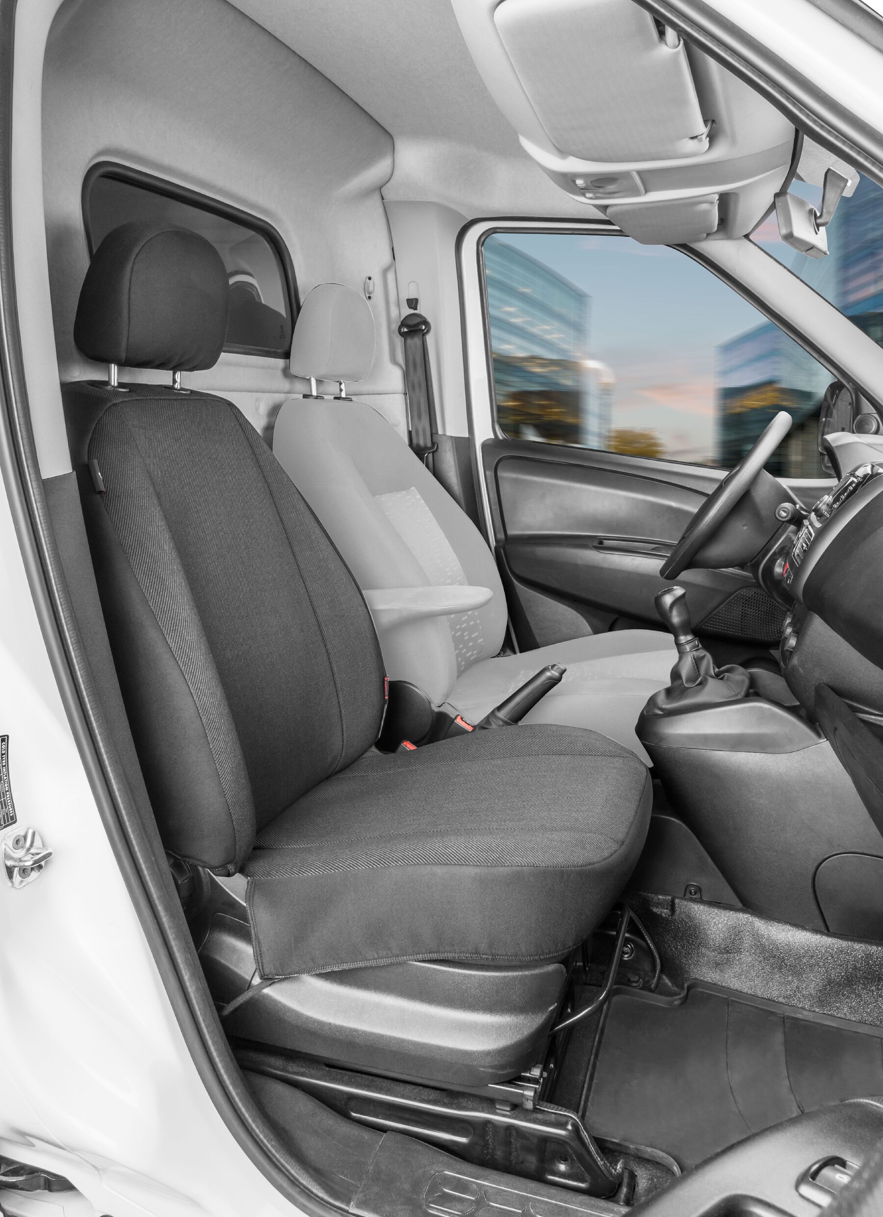 Transporter Coprisedili in tessuto per Opel Combo D, sedile singolo passeggero