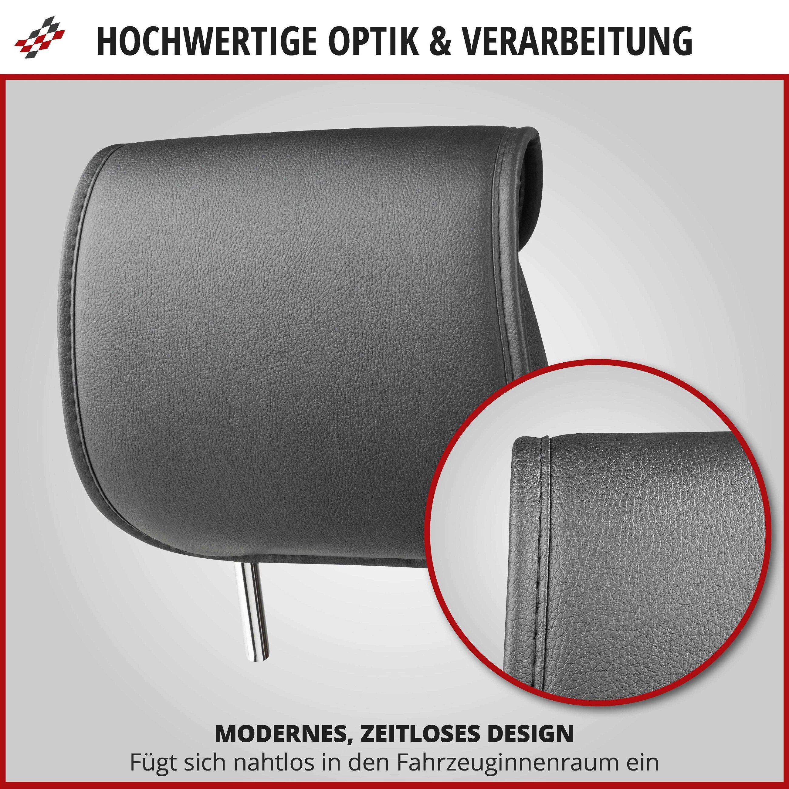 Auto Kopfstützenbezug Chris, 2 Stück Kopfstützenschoner Universalgröße  schwarz, Auto Kopfstützenbezug Chris, 2 Stück Kopfstützenschoner  Universalgröße schwarz, Accessoires, Styling & Design, Komfort & Zubehör