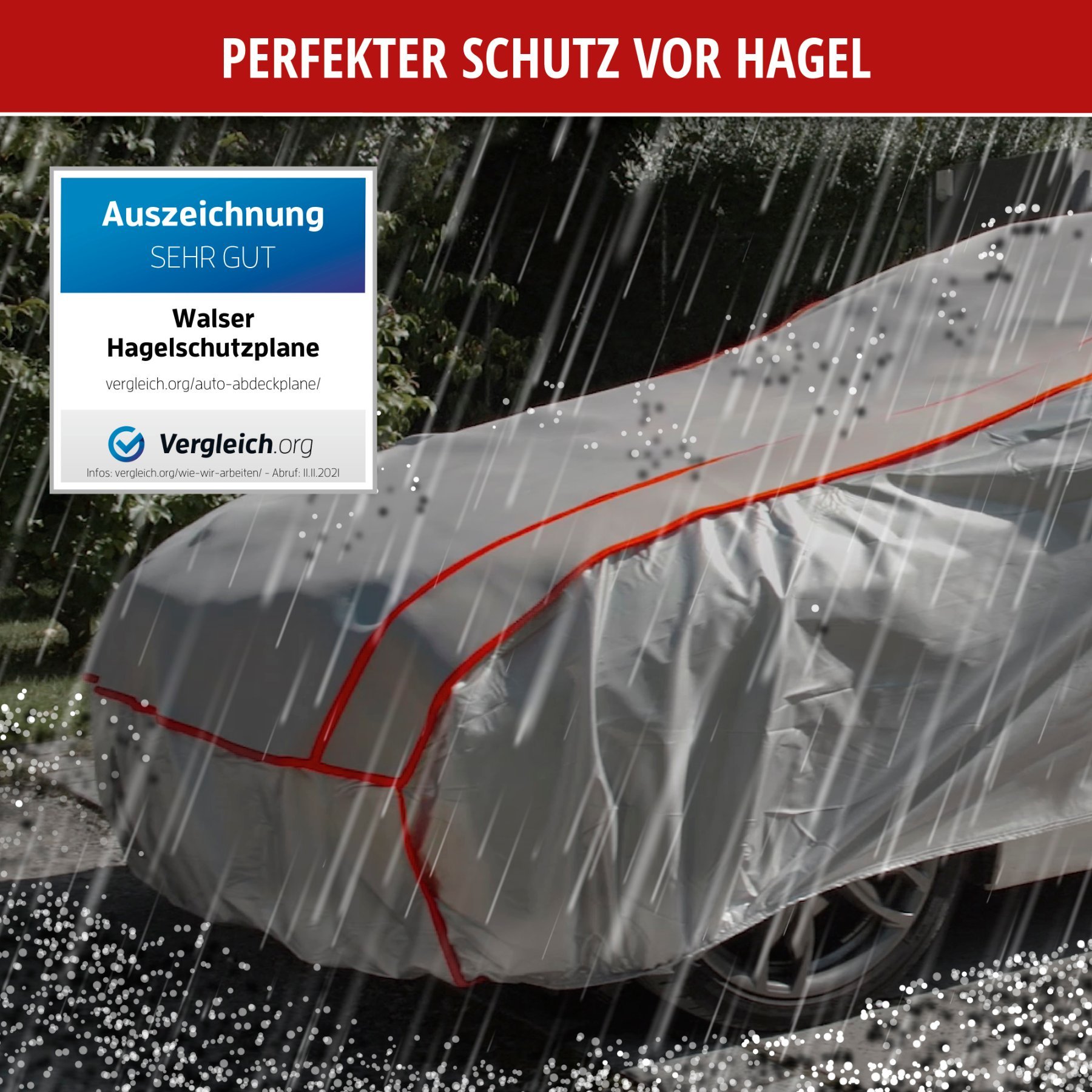 PKW Hagelschutzplane Perma Protect, Hagelschutzgarage Größe S