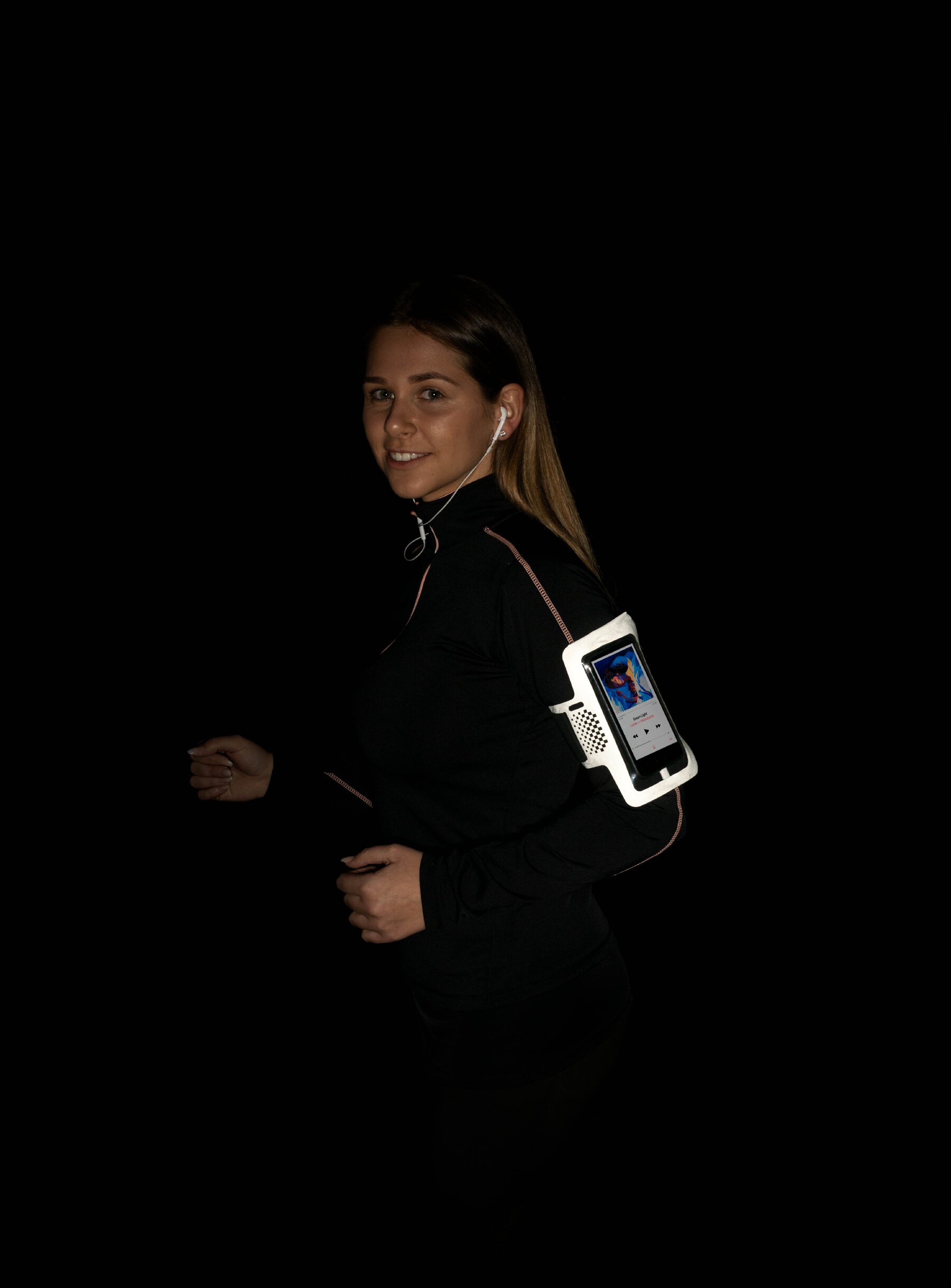 Sport smartphone case silver-black