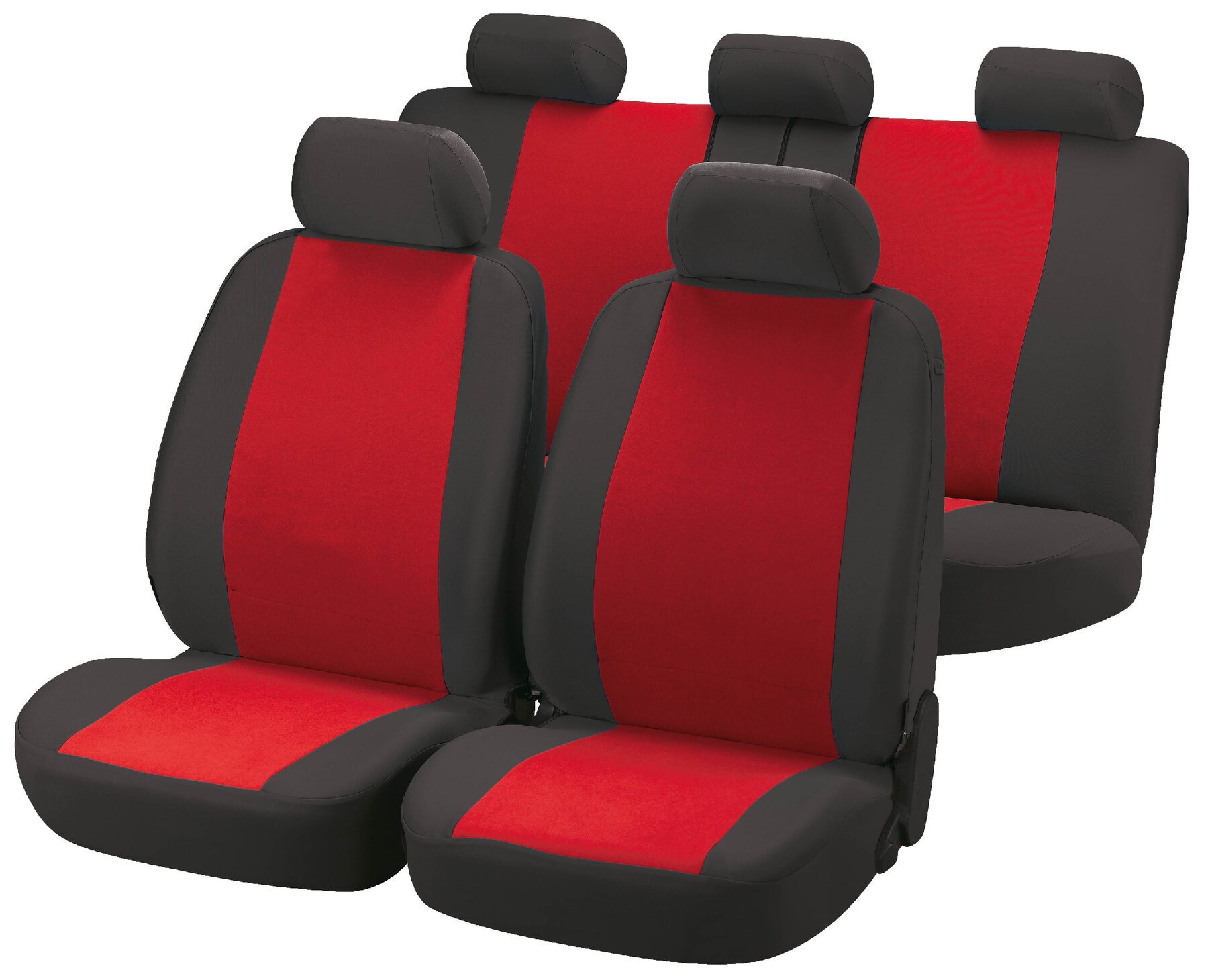 Car Seat Cover Classic red grey
